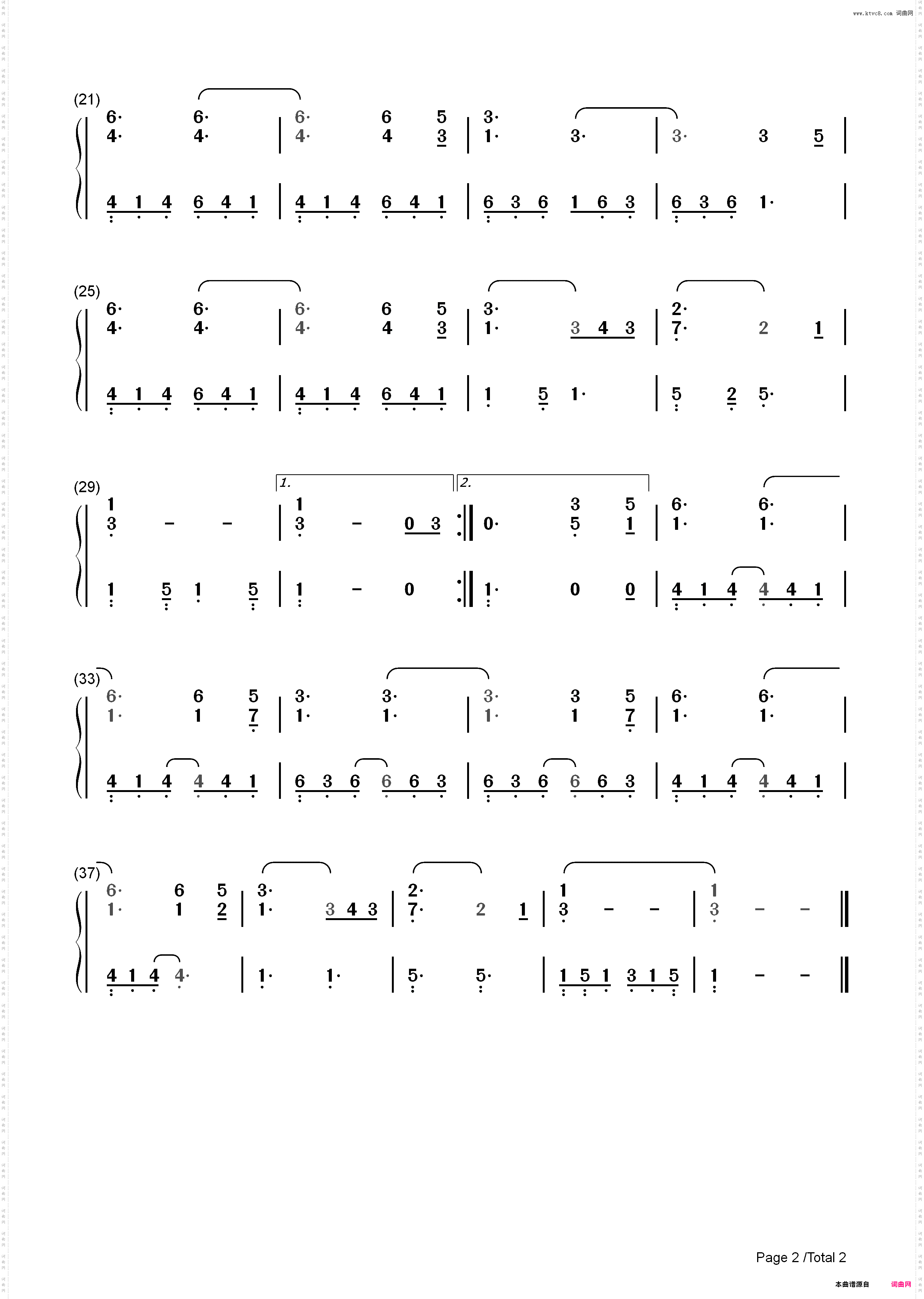 Hallelujah-Leonard Cohen_简谱版