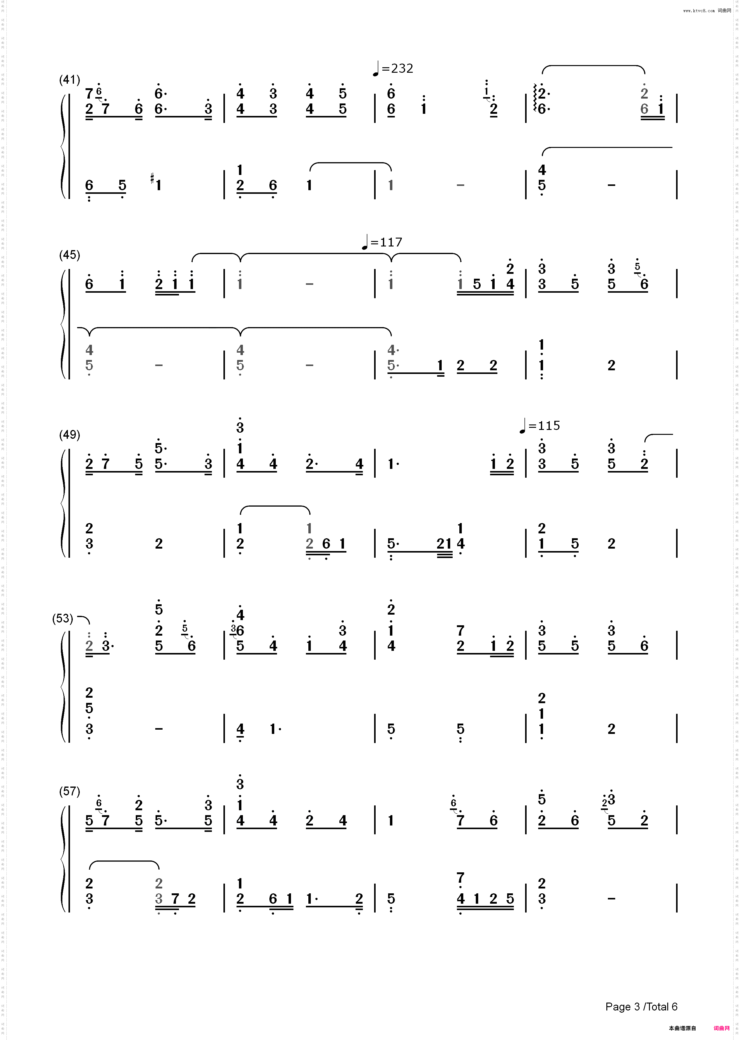 All About You-德鲁纳酒店OST_简谱版