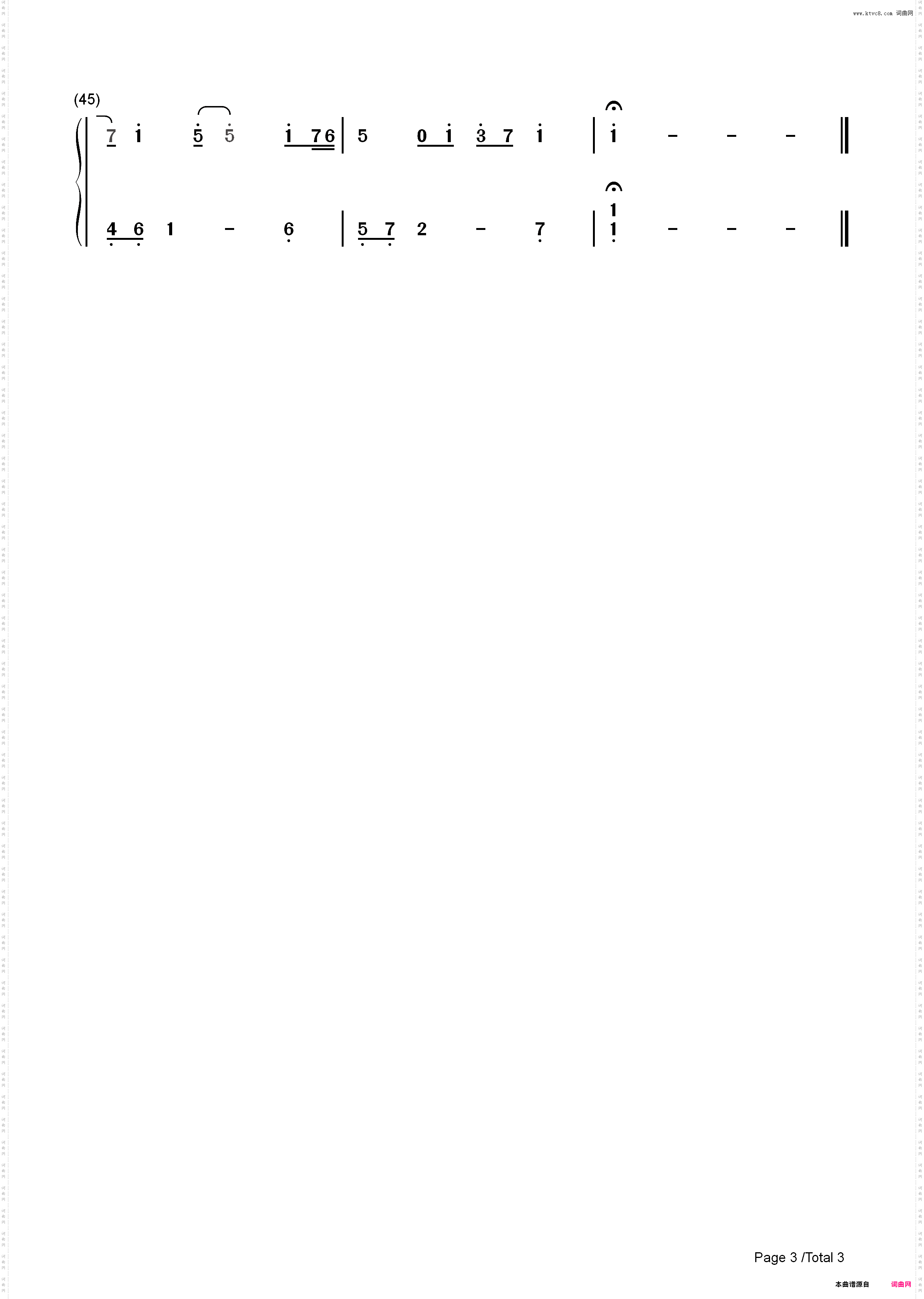 Empty Space-James Arthur_简谱版