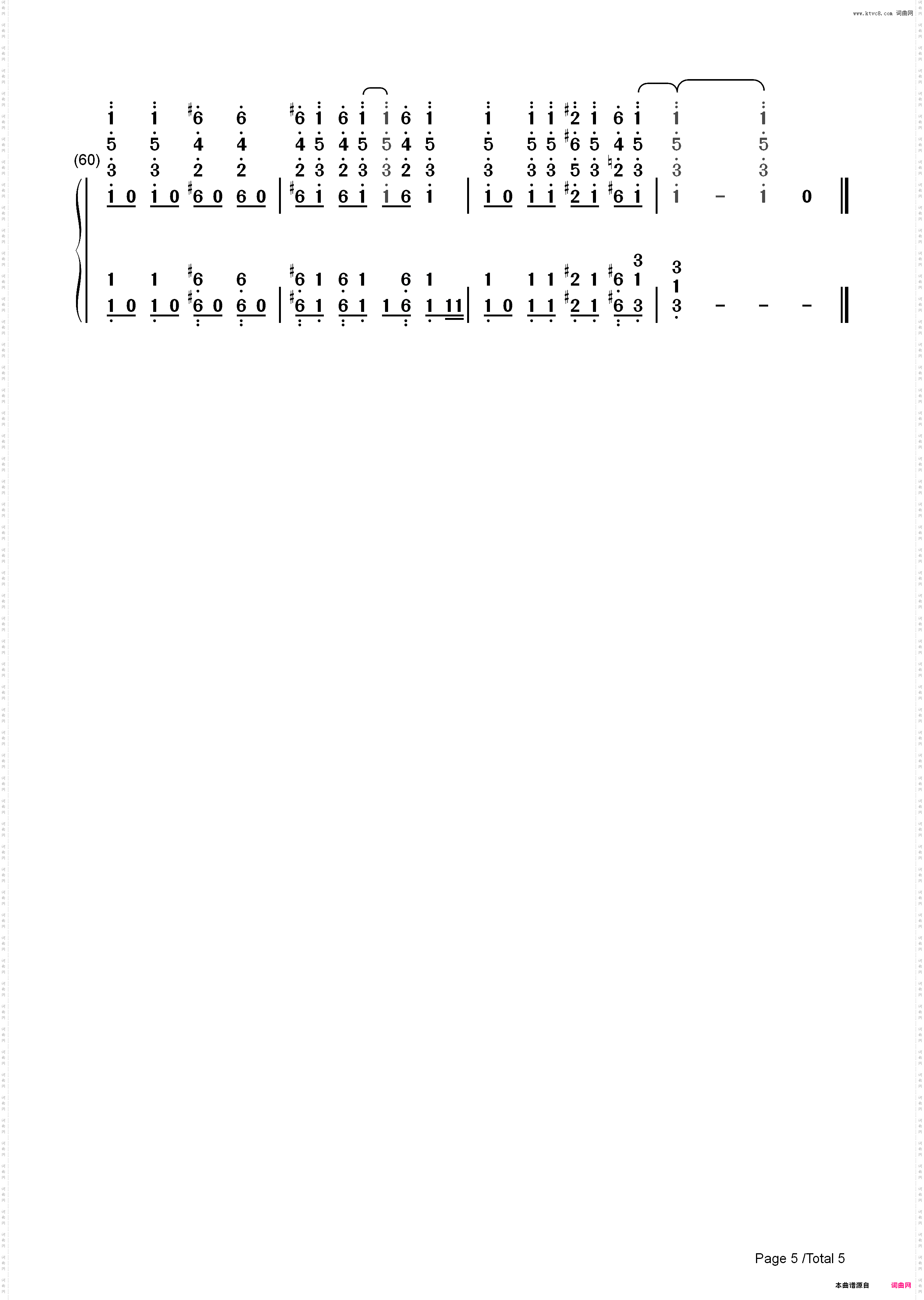 Lets go ライフリング４-美妙射击部OP_简谱版