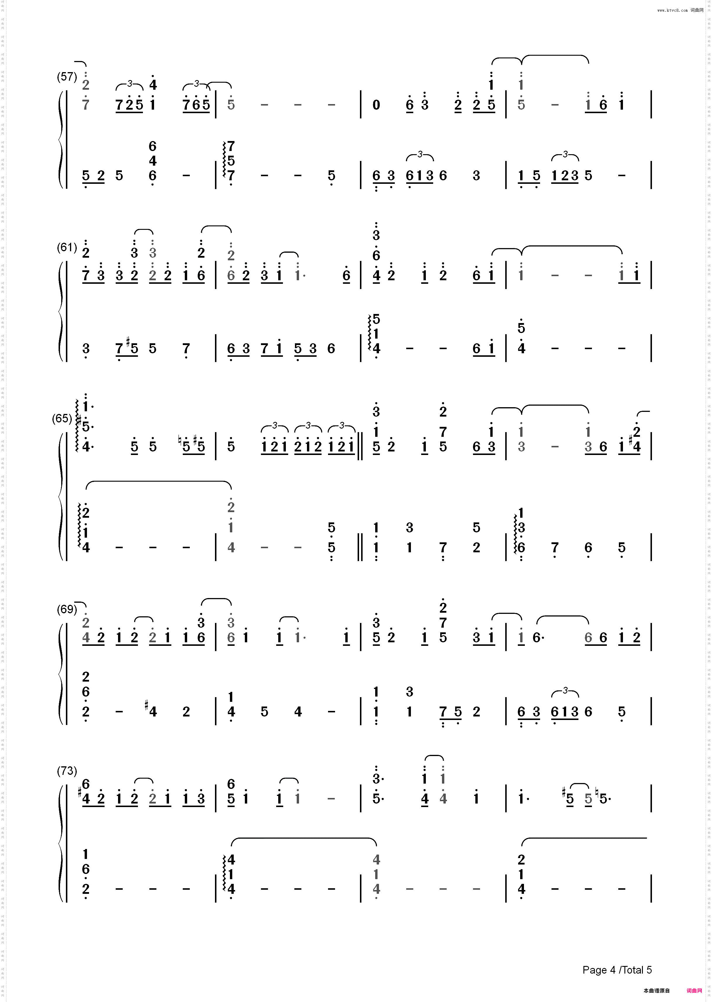Half The World Away-Oasis_简谱版