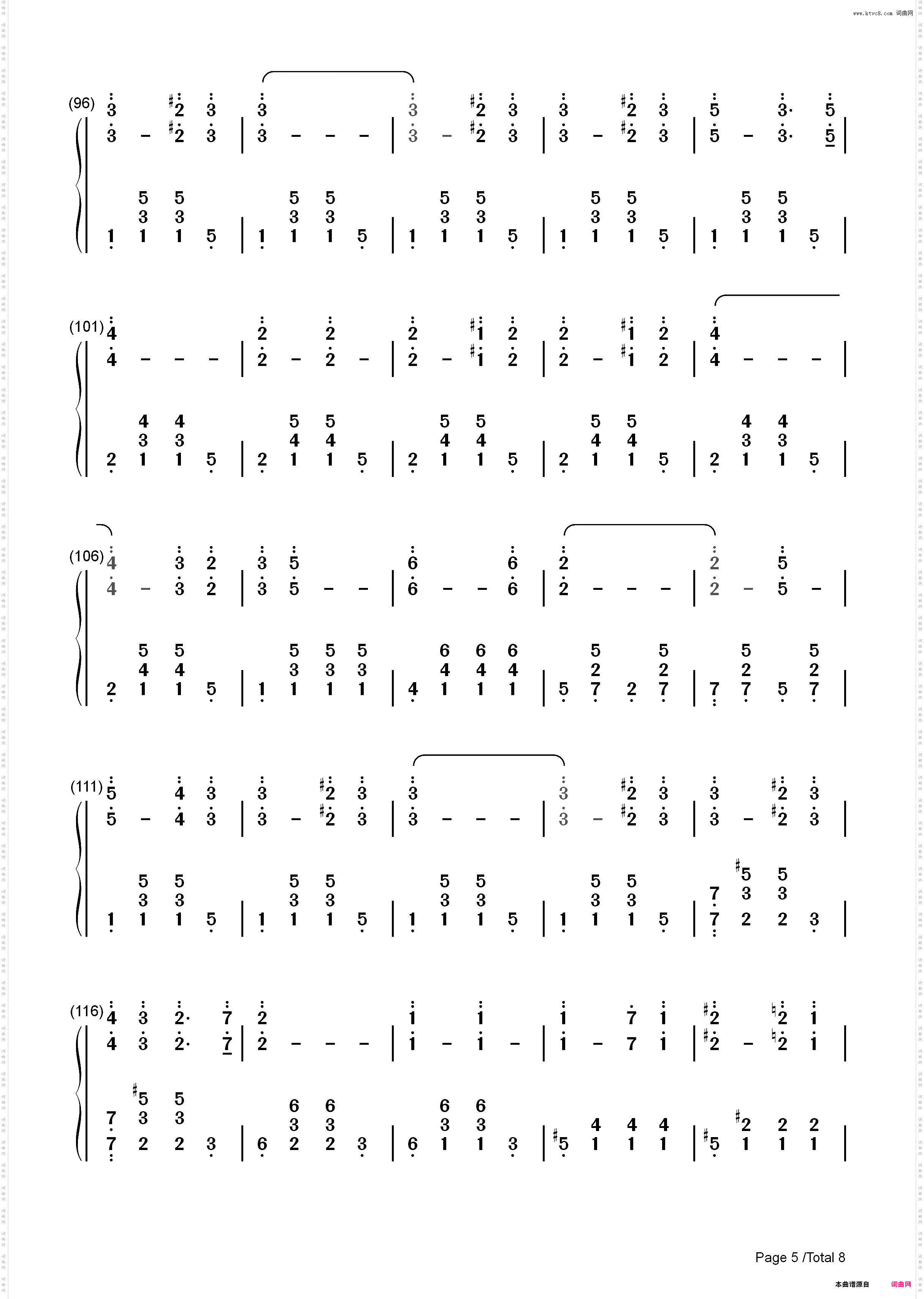 The Stars and Stripes Forever-John Philip Sousa_简谱版