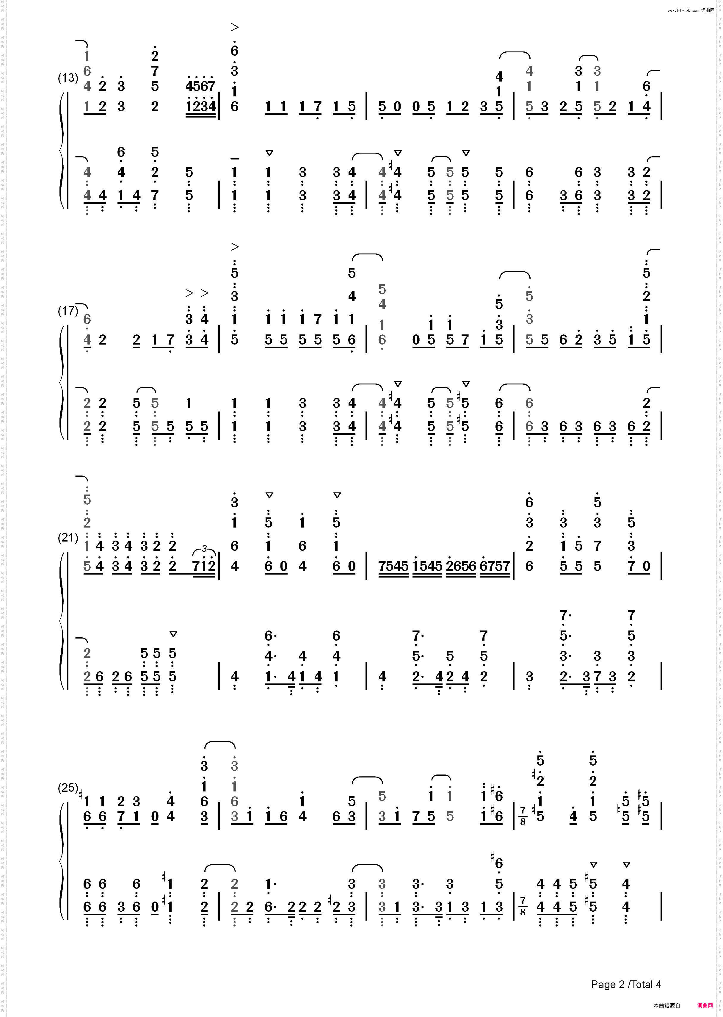 1st Love Story-线上游戏的老婆不可能是女生OP_简谱版