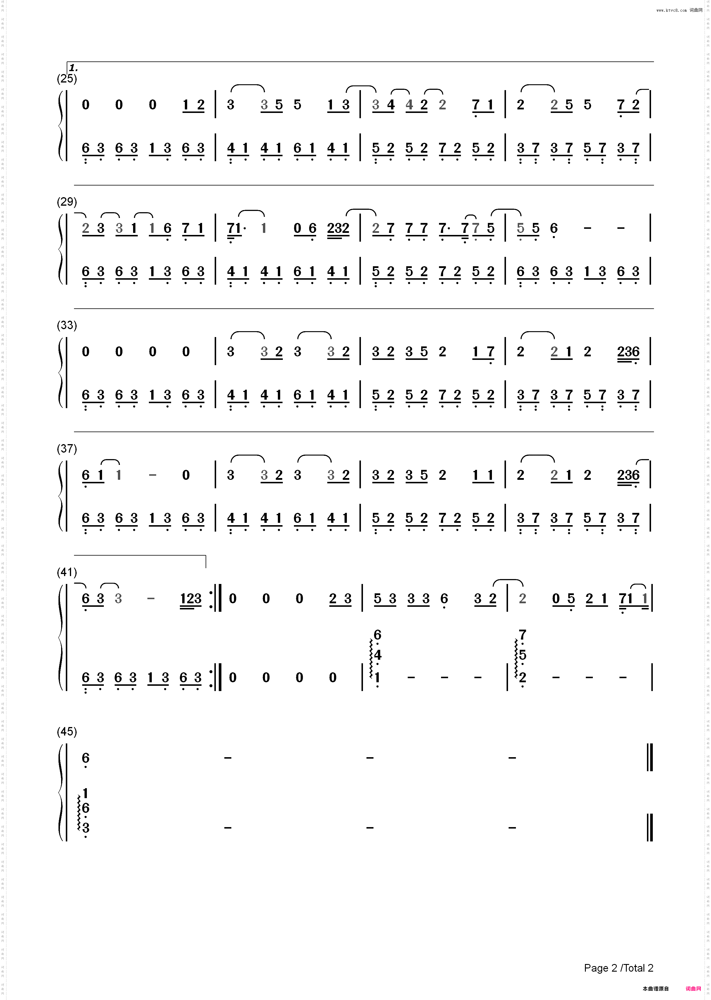 你的酒馆对我打了烊-陈雪凝_简谱版