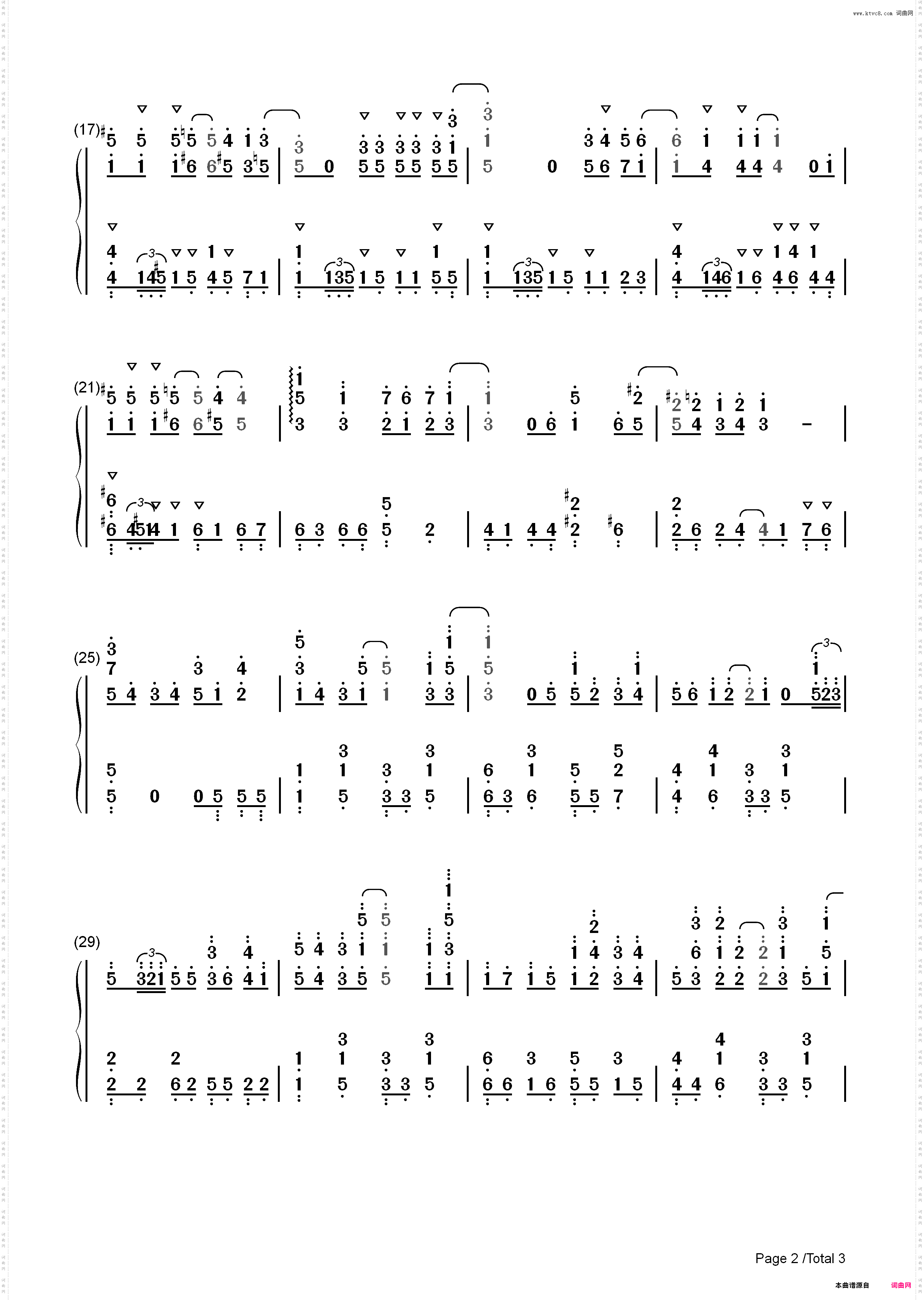 A Page of My Story-Princess Principal ED_简谱版