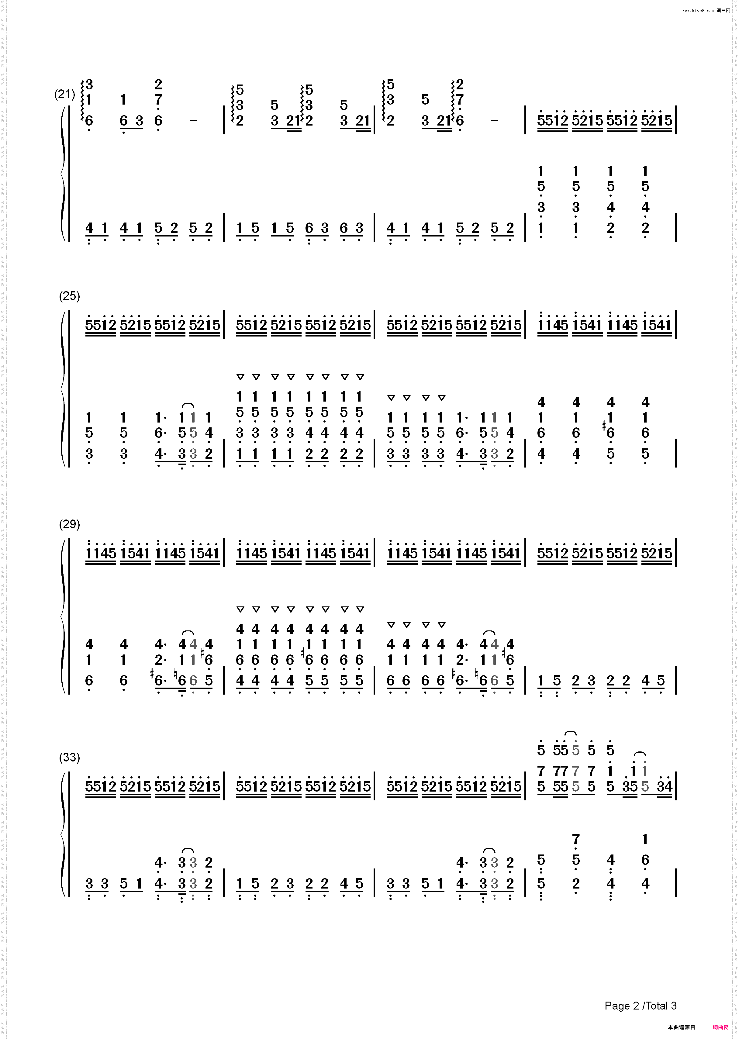 Summer完美版-菊次郎的夏天_简谱版