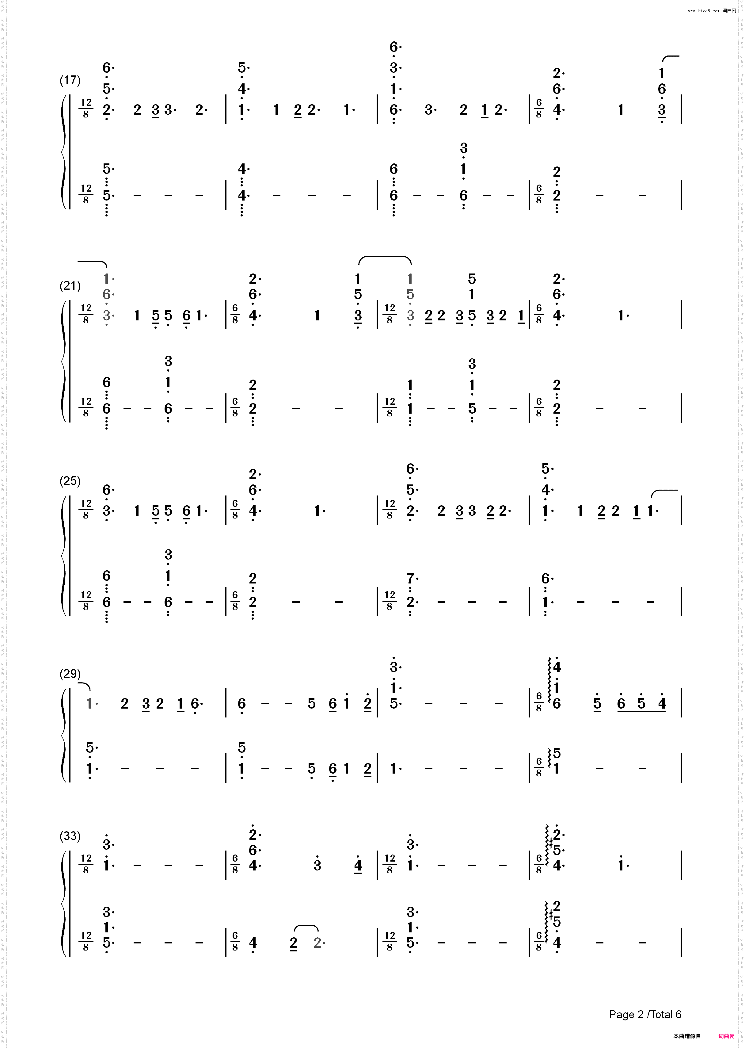 Shape of You-演奏版_简谱版
