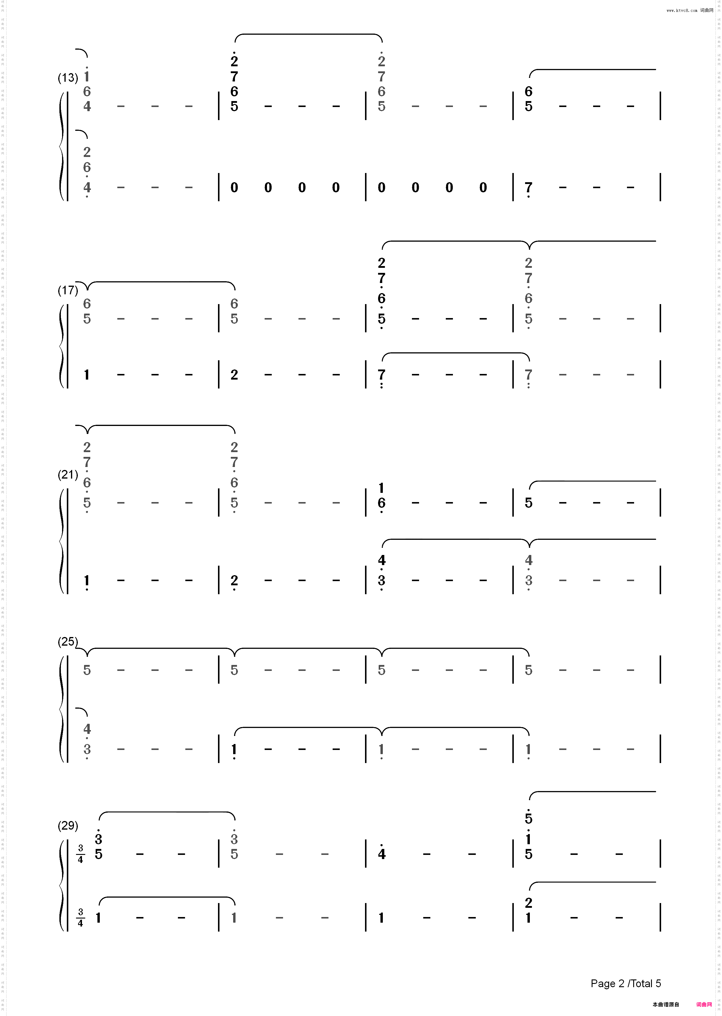 Together-大侦探皮卡丘OST_简谱版