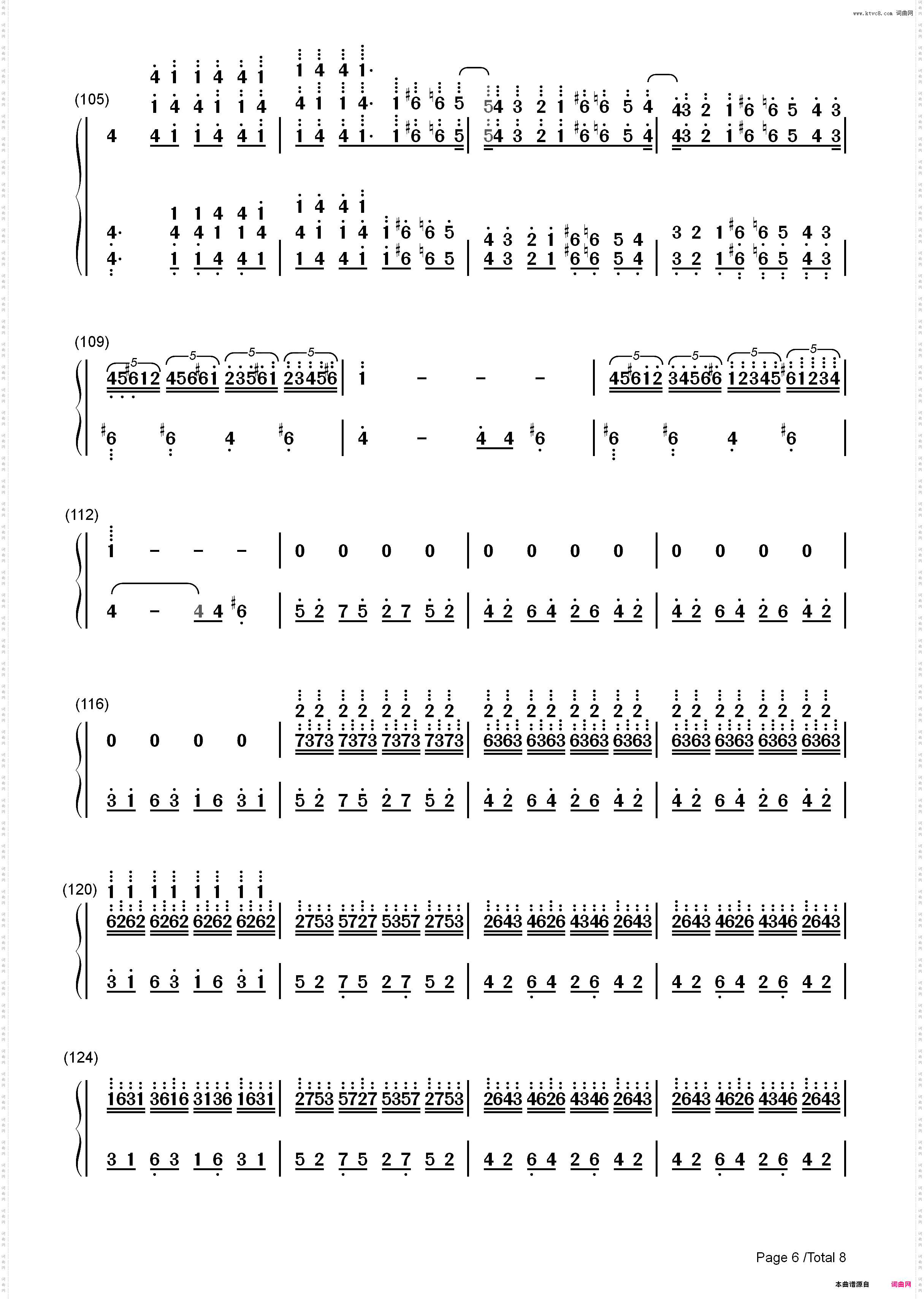 Clocks-马克西姆_简谱版
