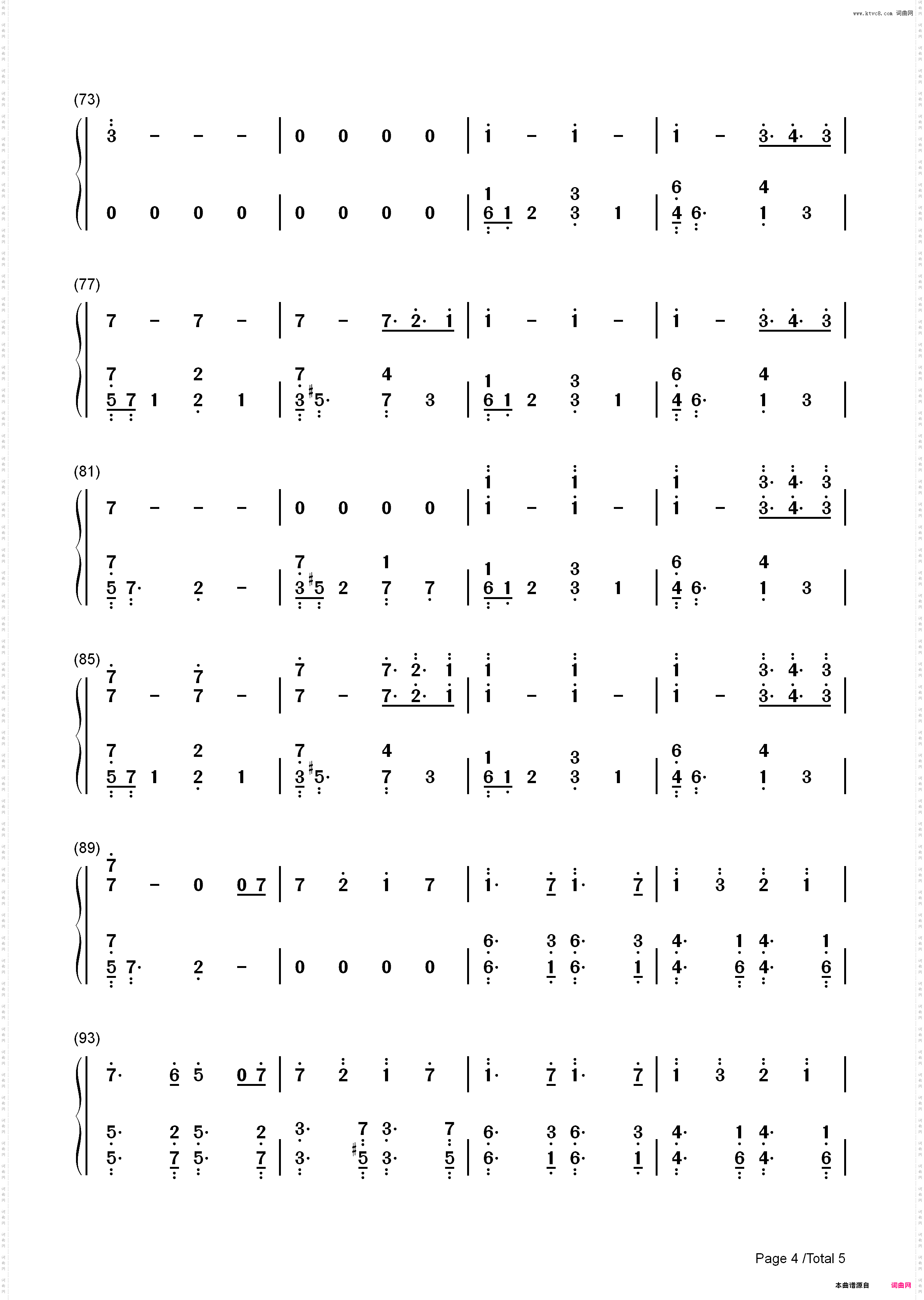 Different World-Alan Walker_简谱版