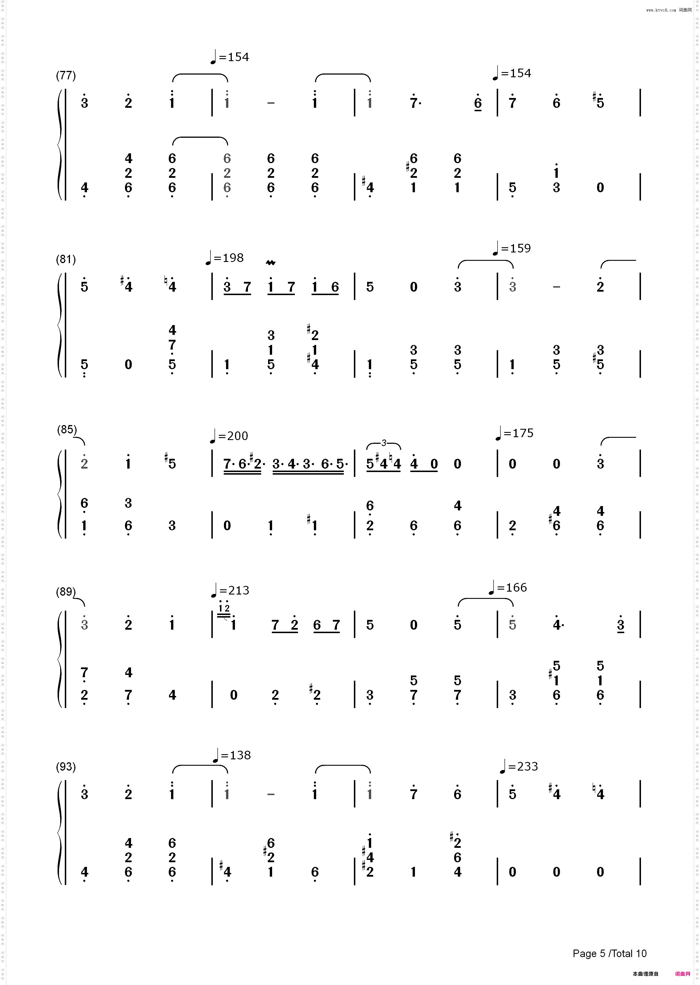 升C小调圆舞曲-肖邦_简谱版