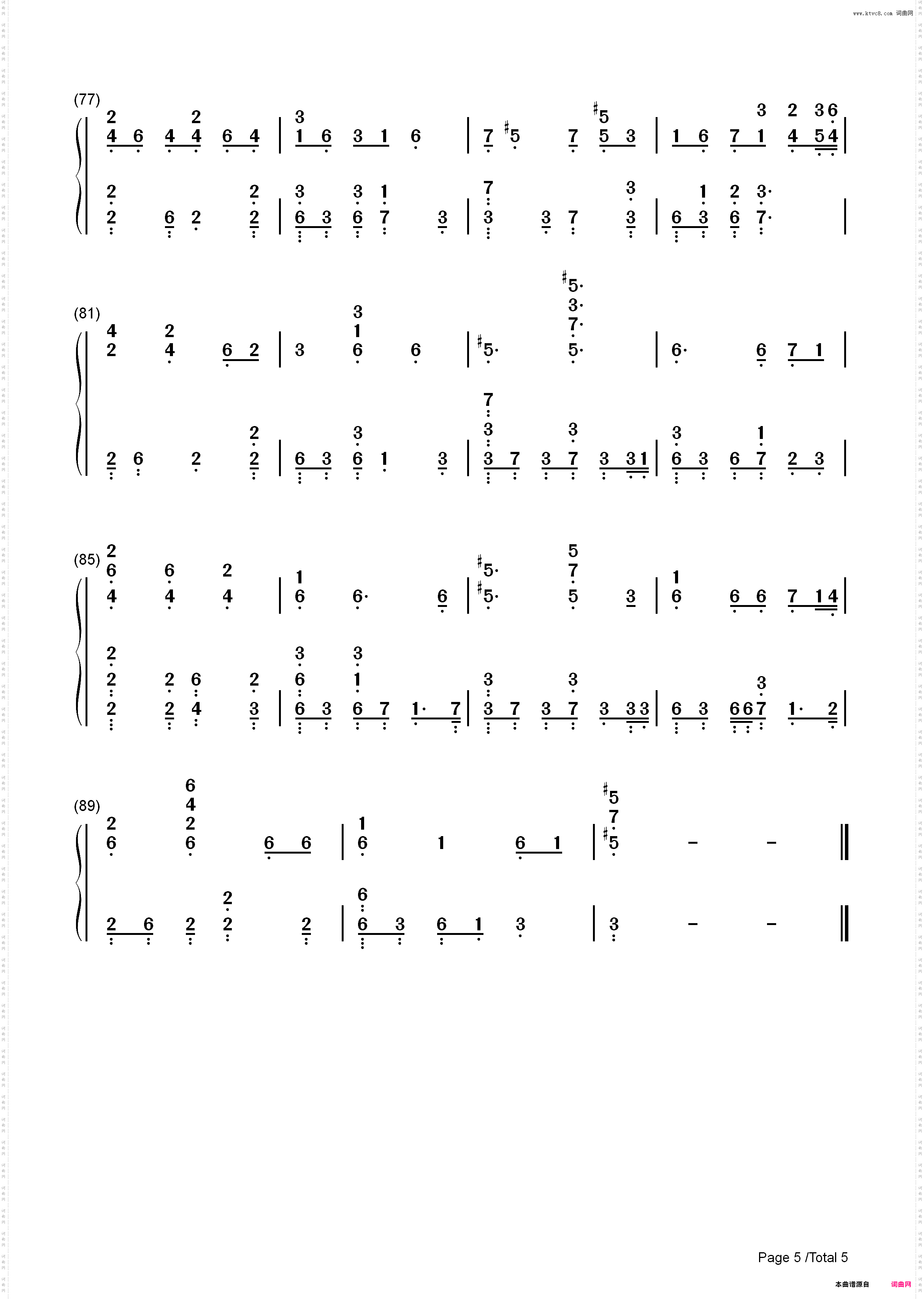 Expectations-Lauren Jauregui_简谱版