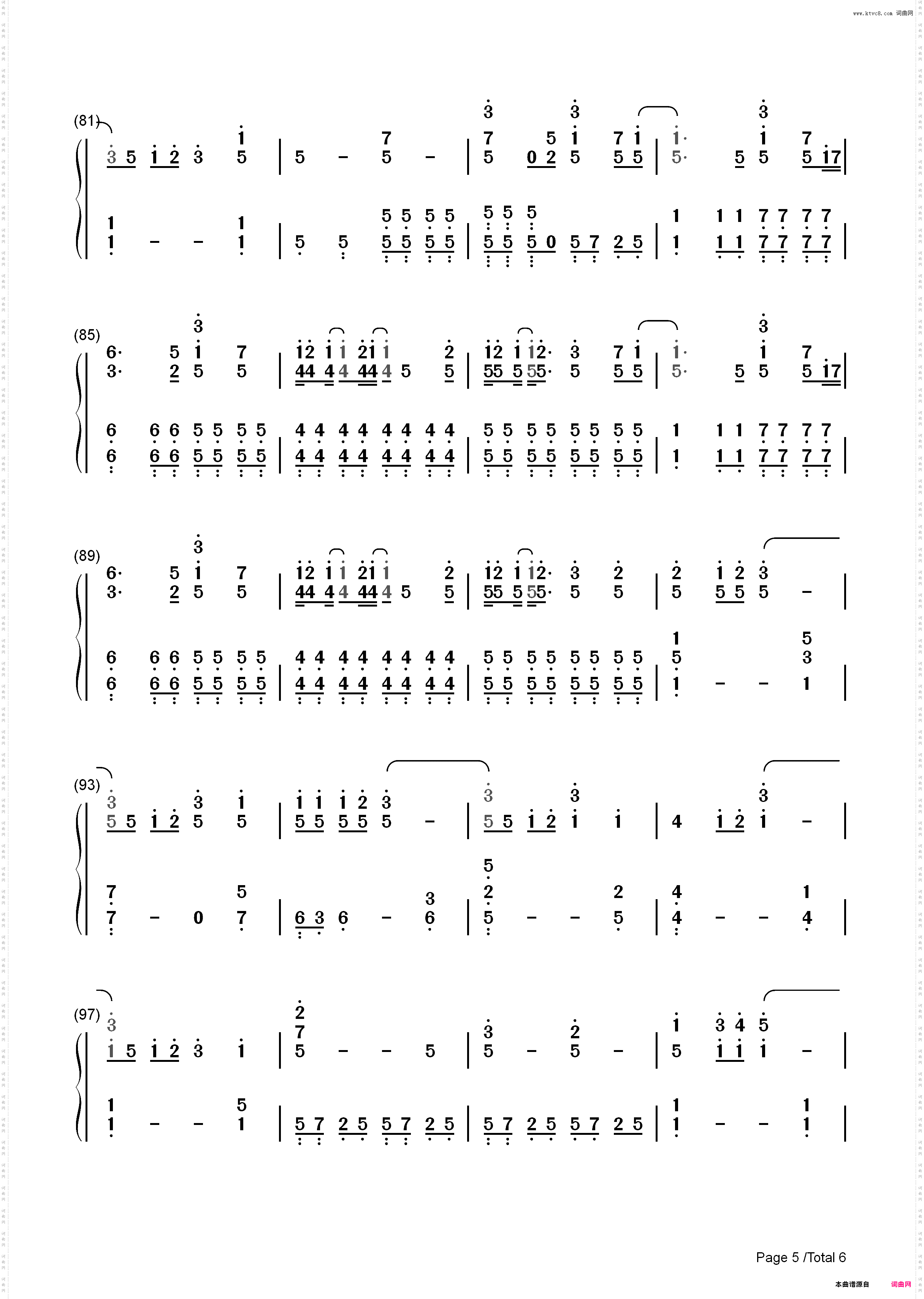 Welcome to the Black Parade-My Chemical Romance_简谱版