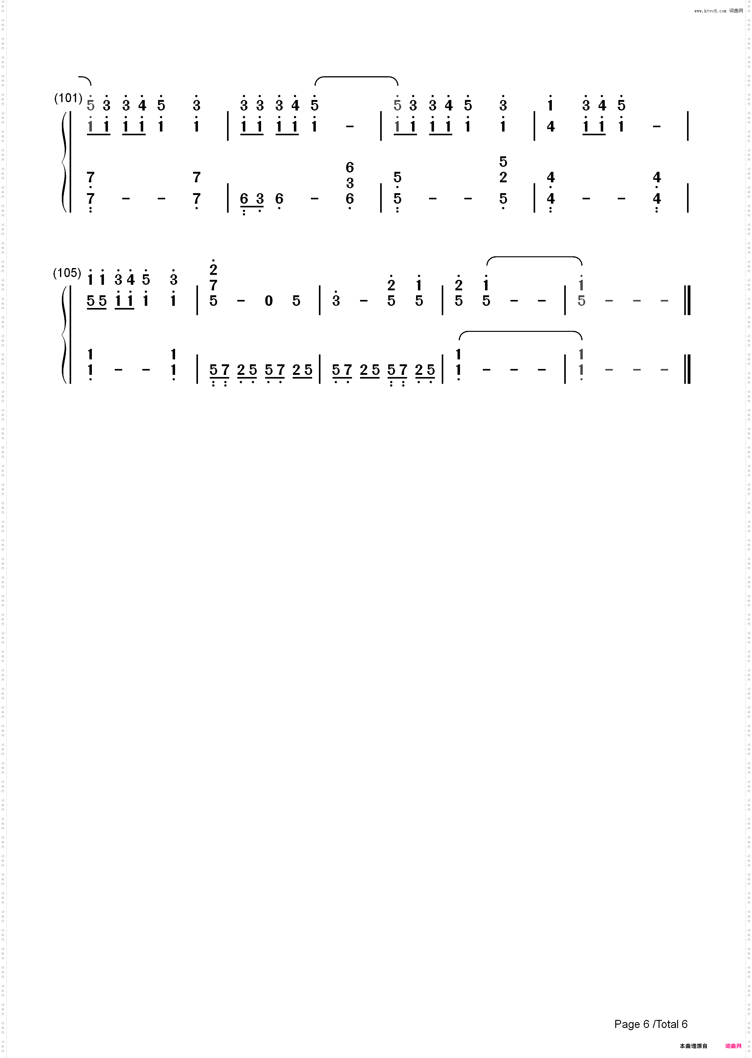 Welcome to the Black Parade-My Chemical Romance_简谱版