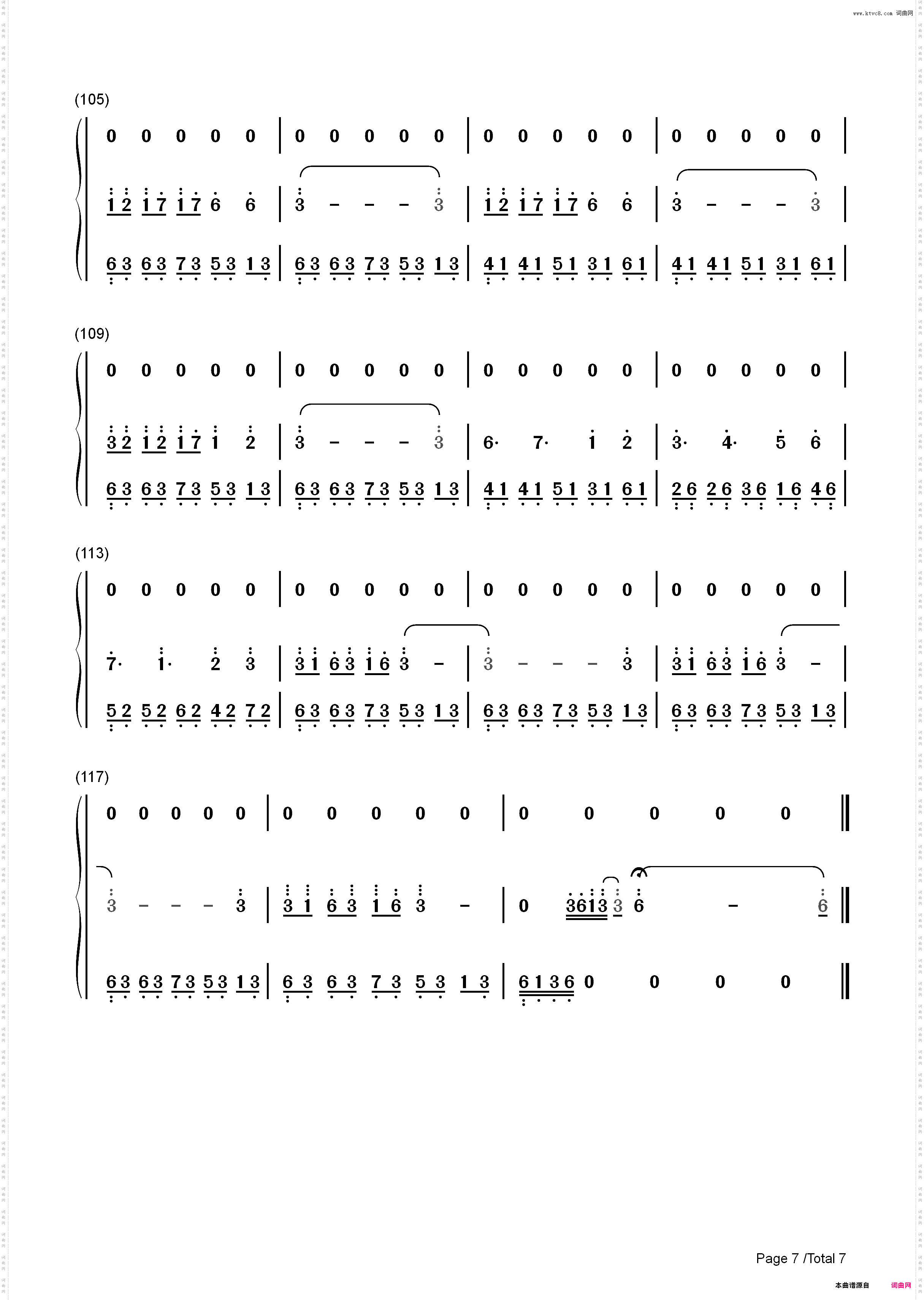 Wind-Brian Crain_简谱版
