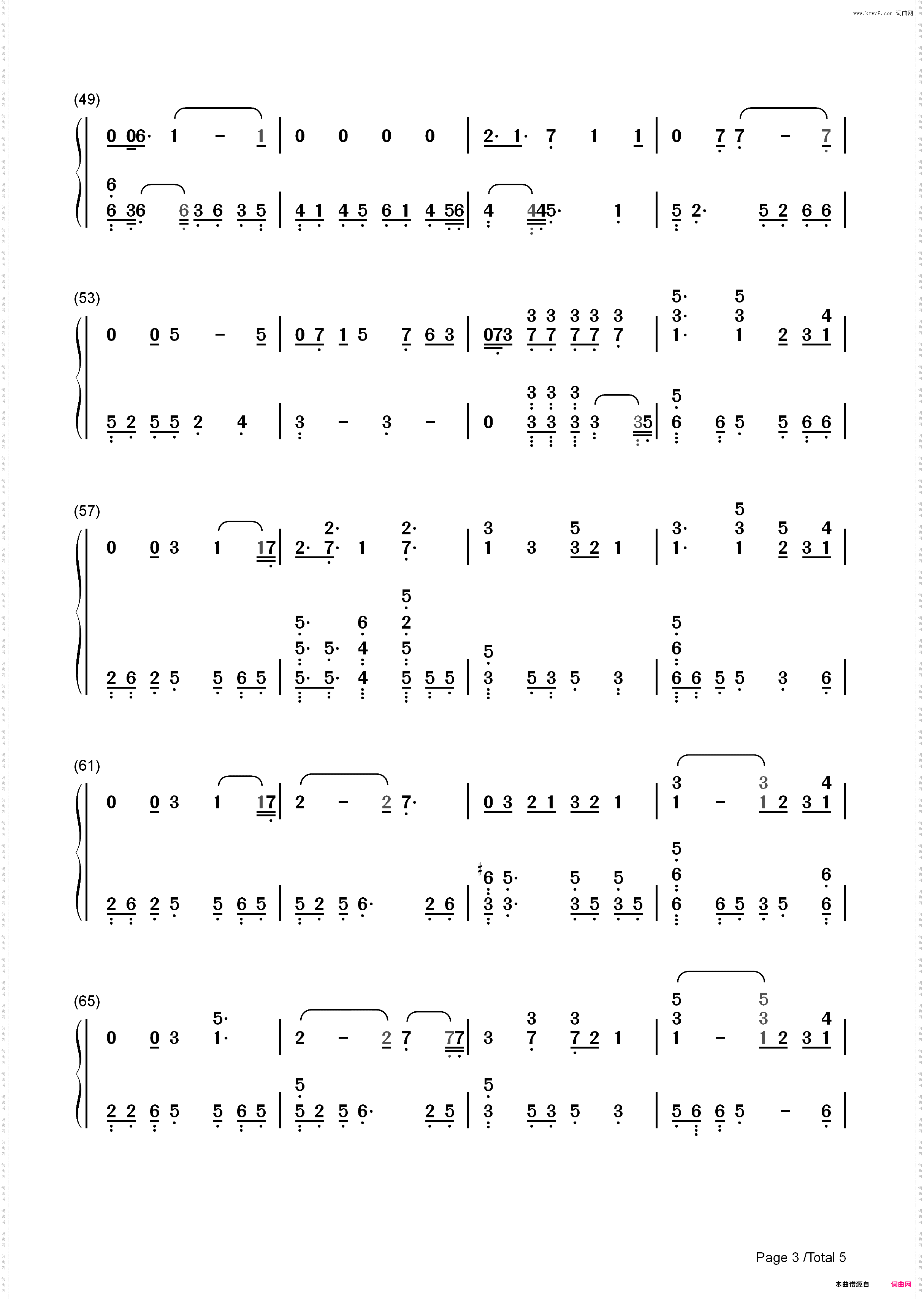 I Just Died In Your Arms-Cutting Crew_简谱版