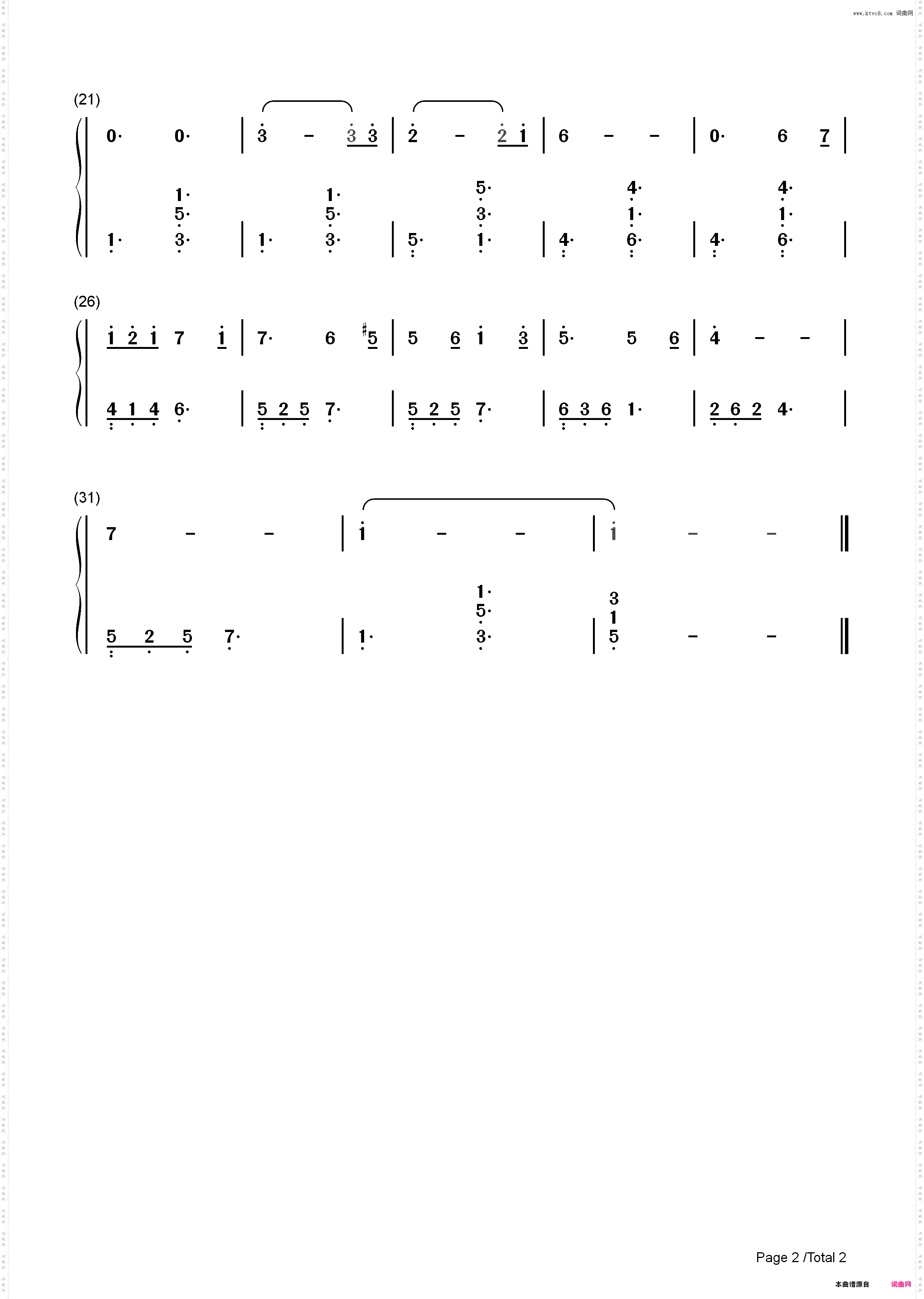 Its Beginning to Look a Lot Like Christmas_简谱版