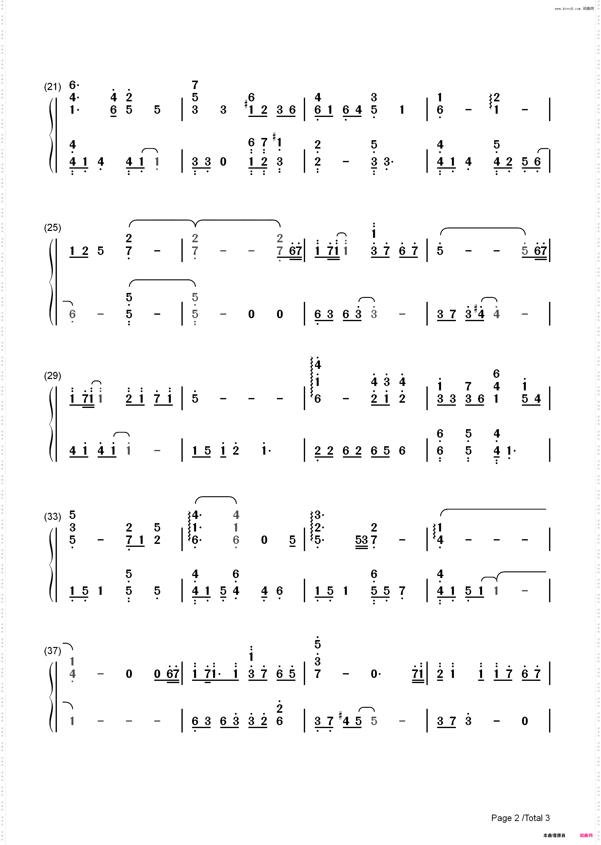 涙のテーマ-机动战士高达SEED插曲_简谱版