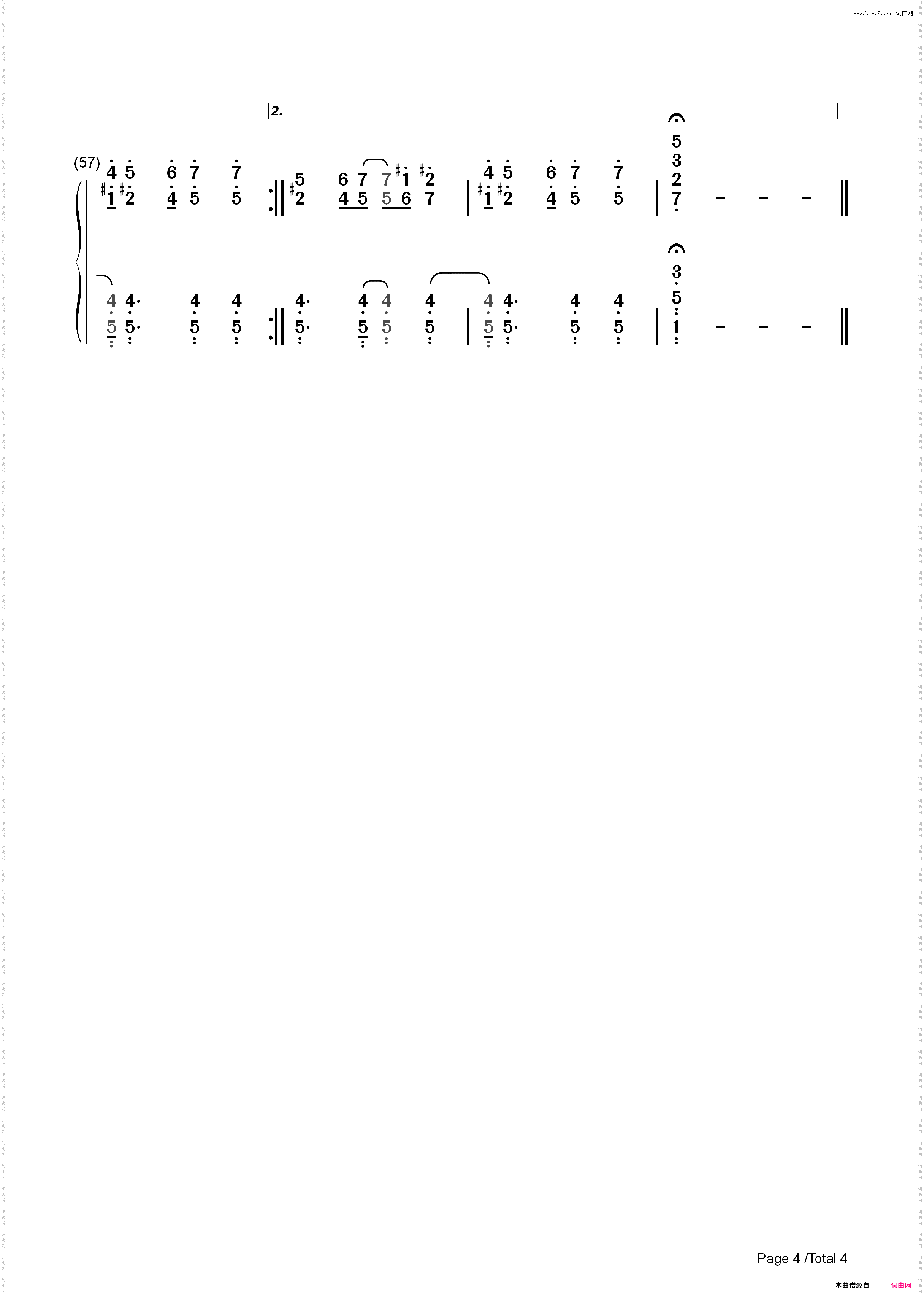 You Are The Sunshine Of My Life-Stevie Wonder_简谱版