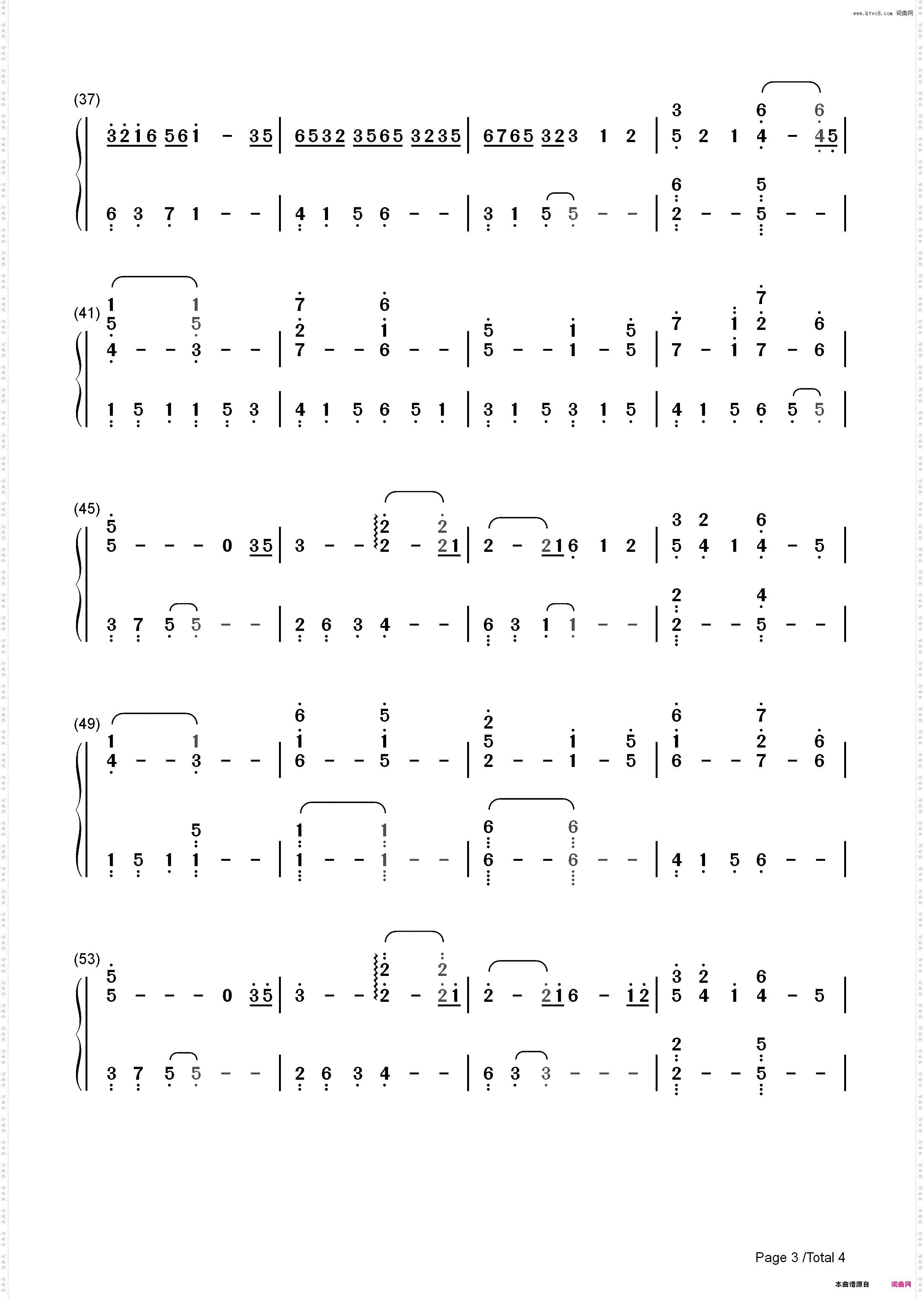 Sleeping Dove-David Lanz_简谱版