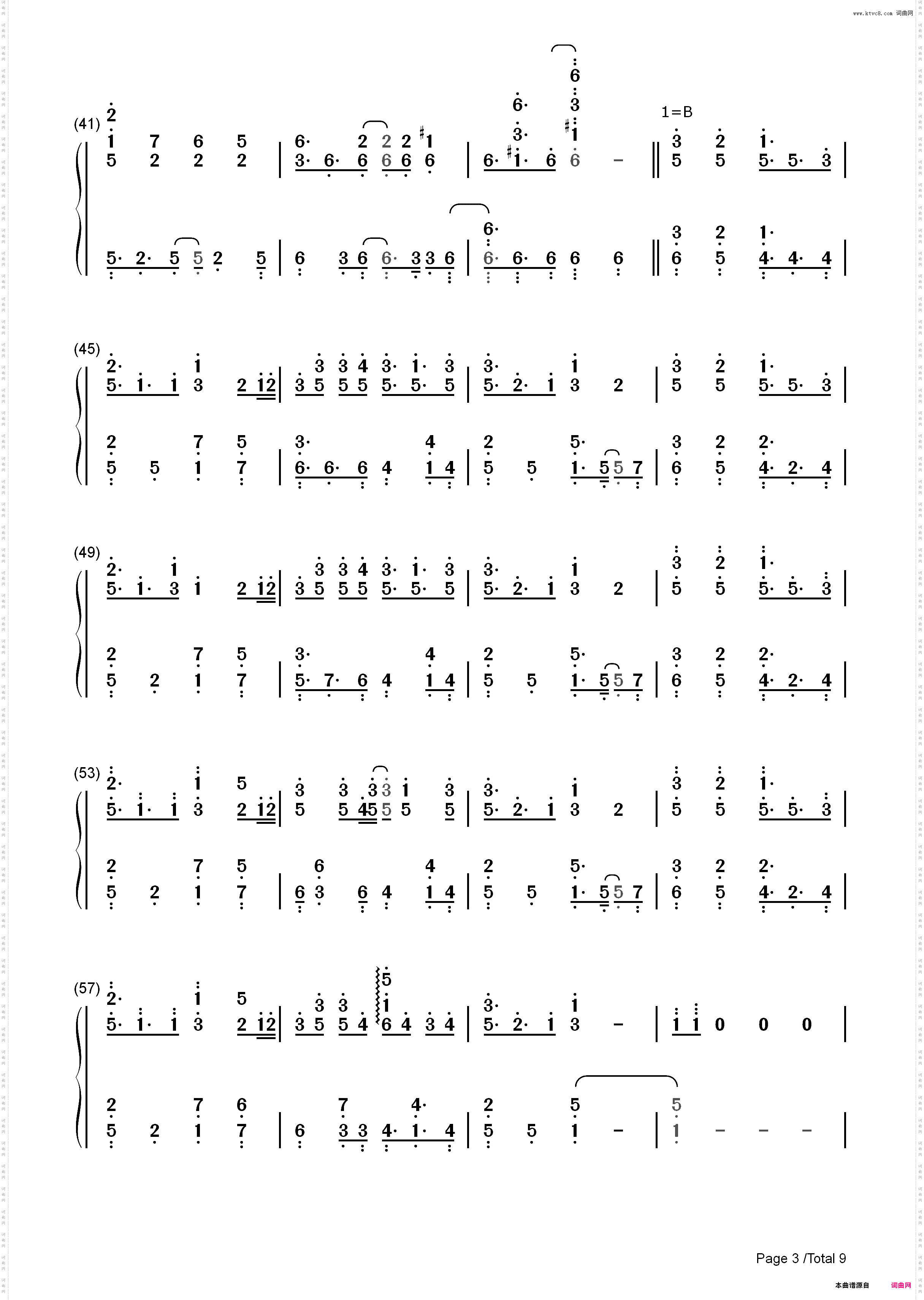 Get Wild-城市猎人ED_简谱版