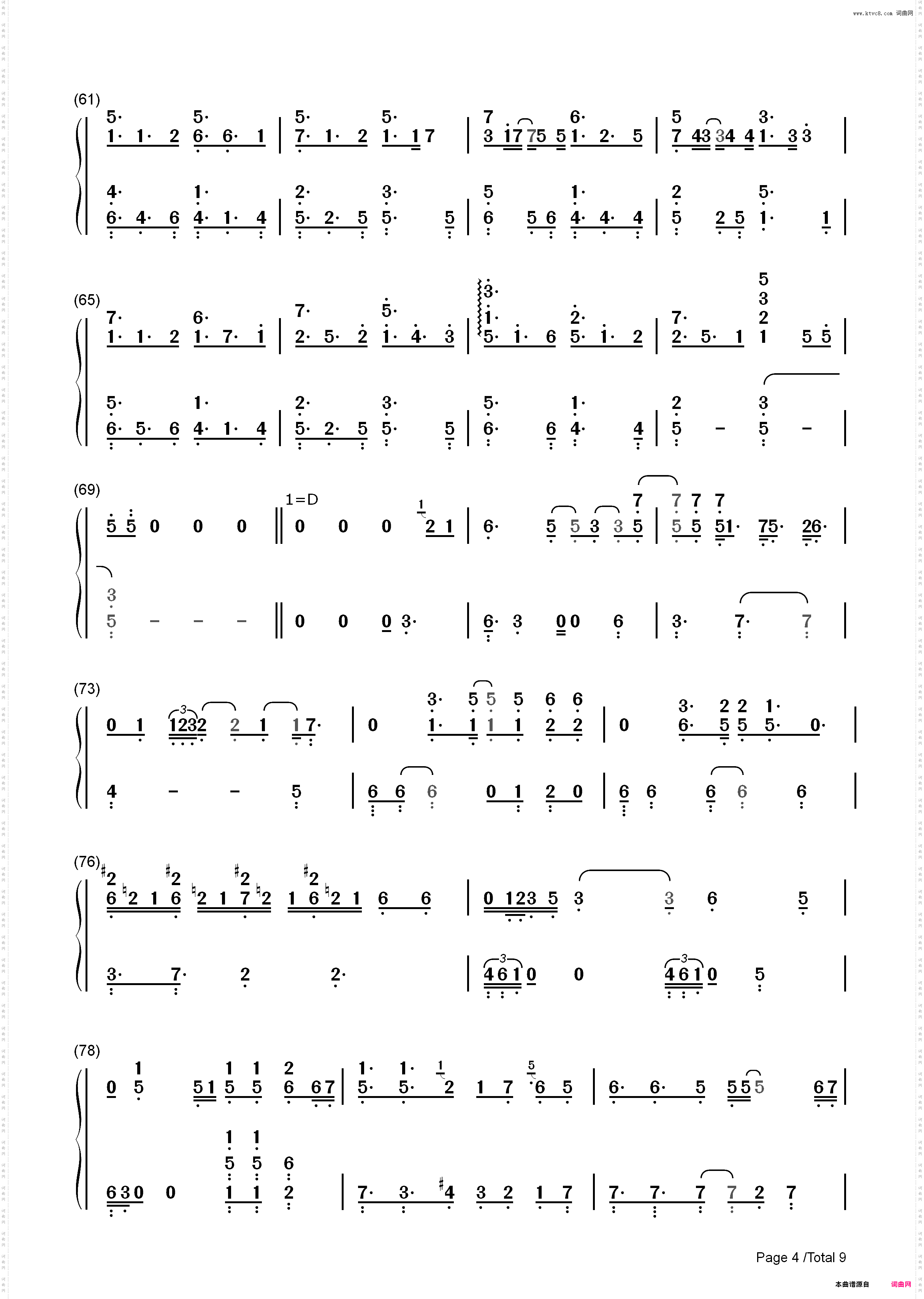 Get Wild-城市猎人ED_简谱版