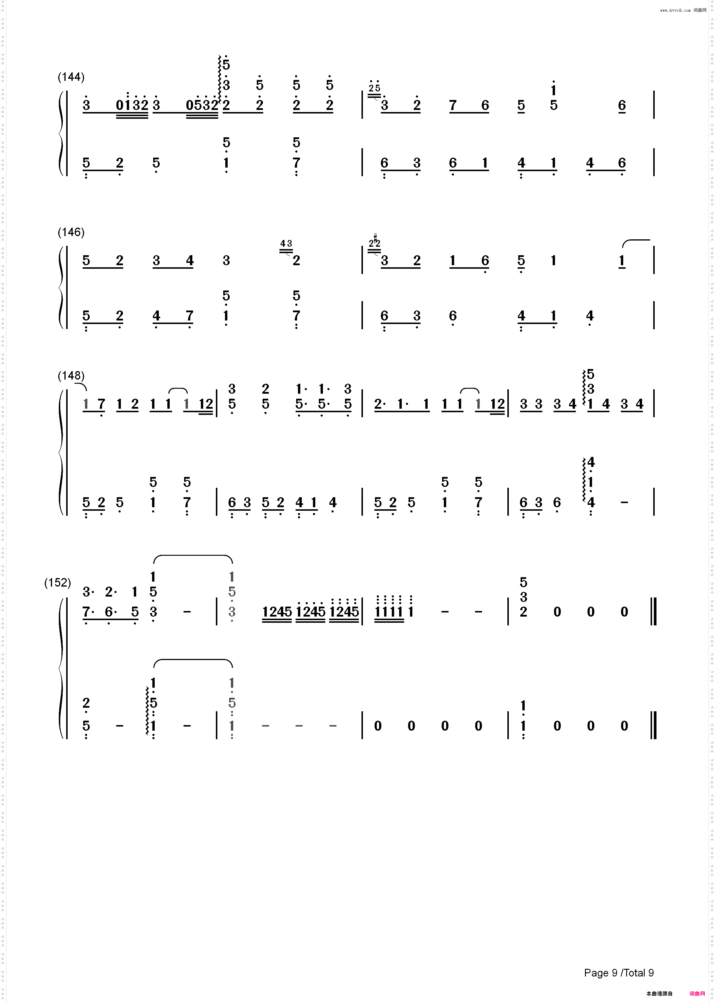 Get Wild-城市猎人ED_简谱版