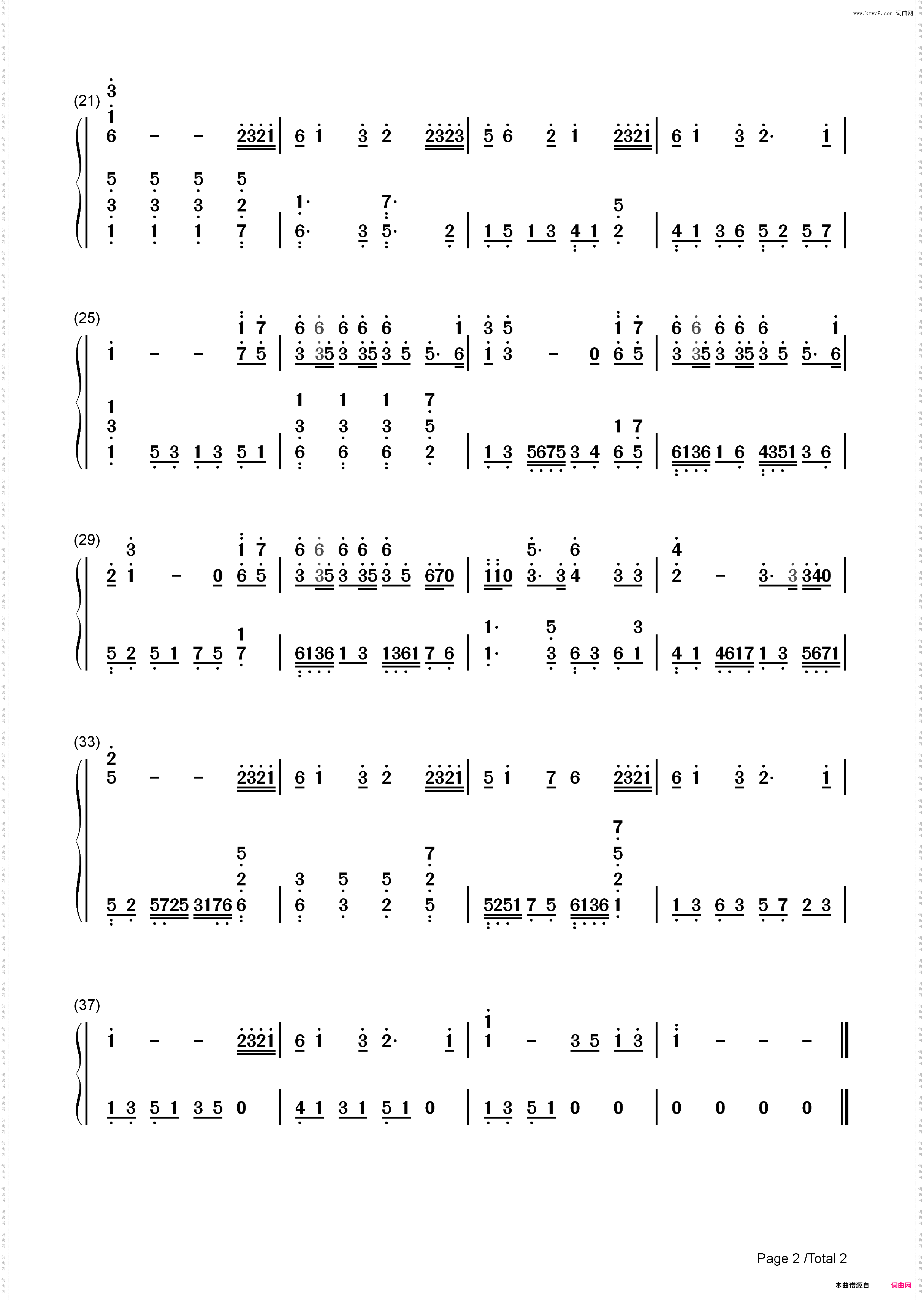 What Are Words-Chris Medina_简谱版