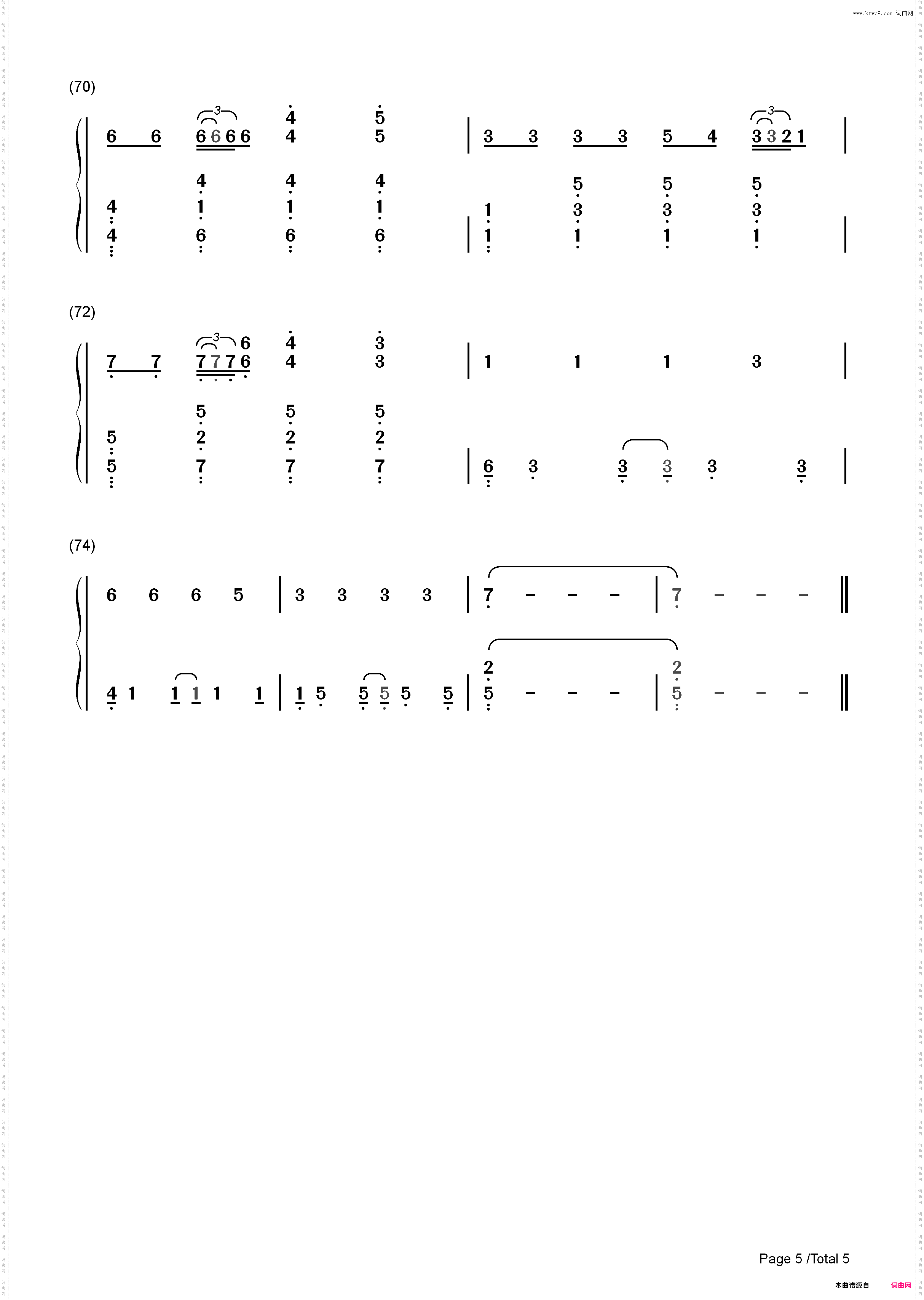 Faded-Alan Walker_简谱版