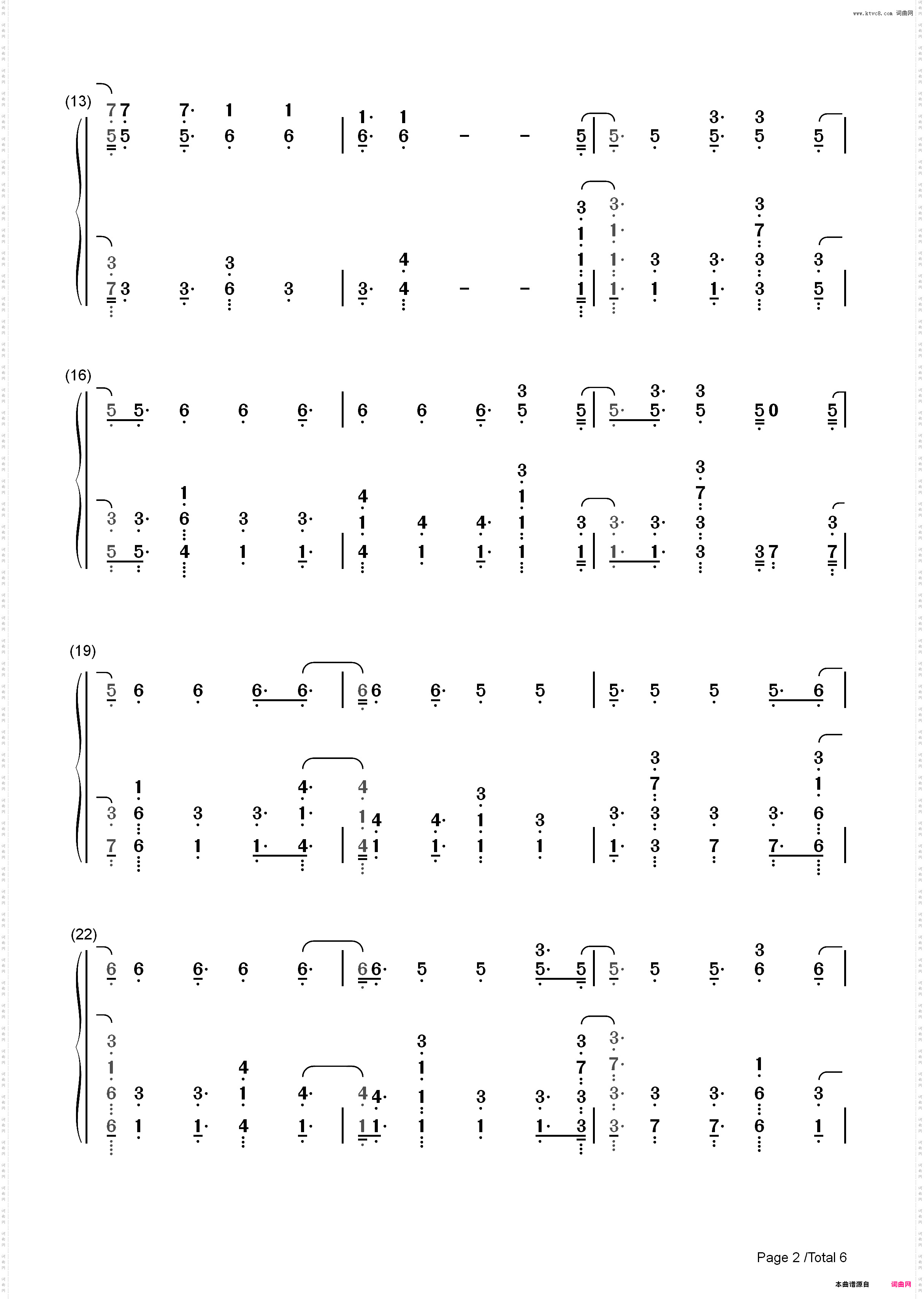 Naked-James Arthur_简谱版