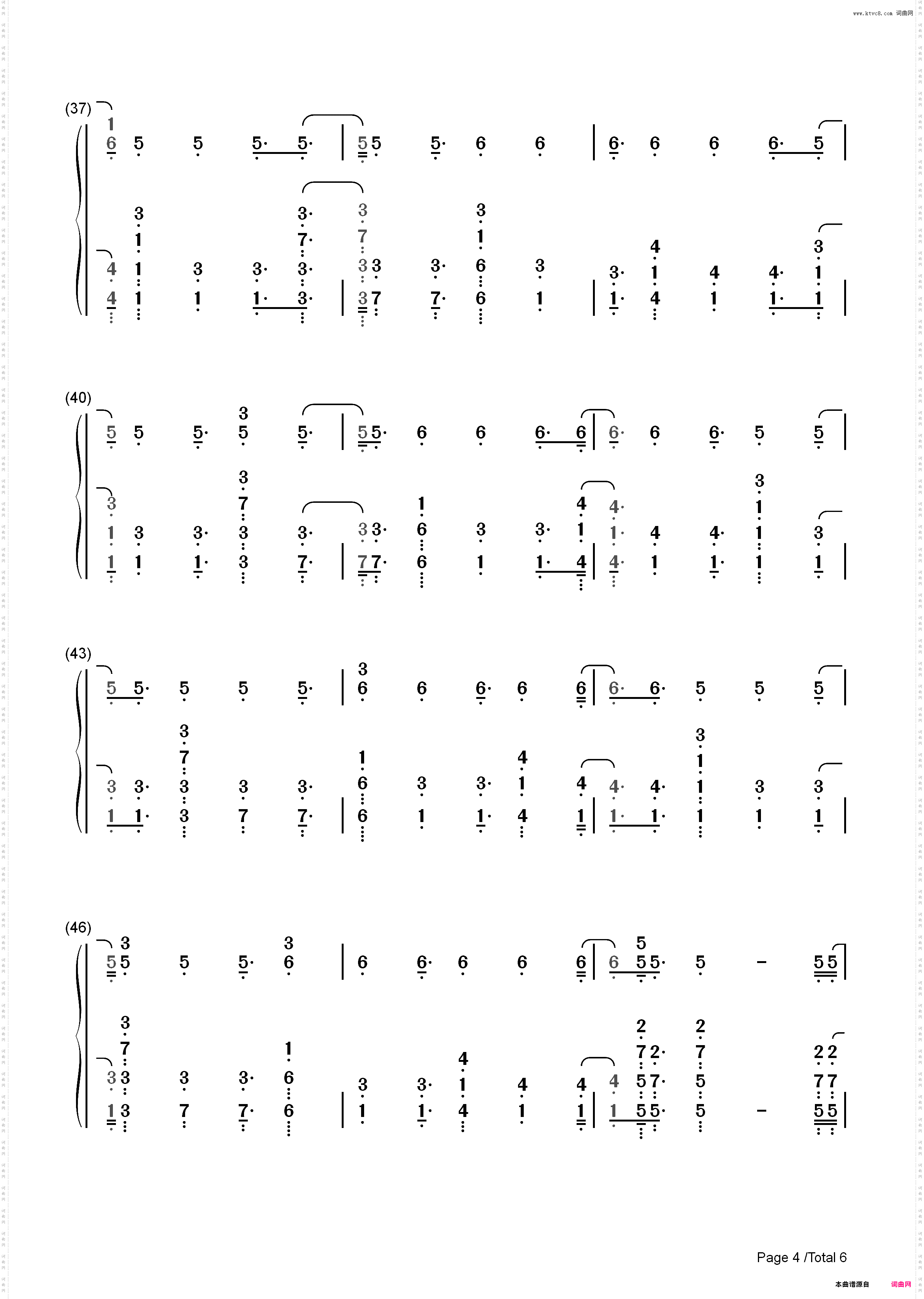 Naked-James Arthur_简谱版