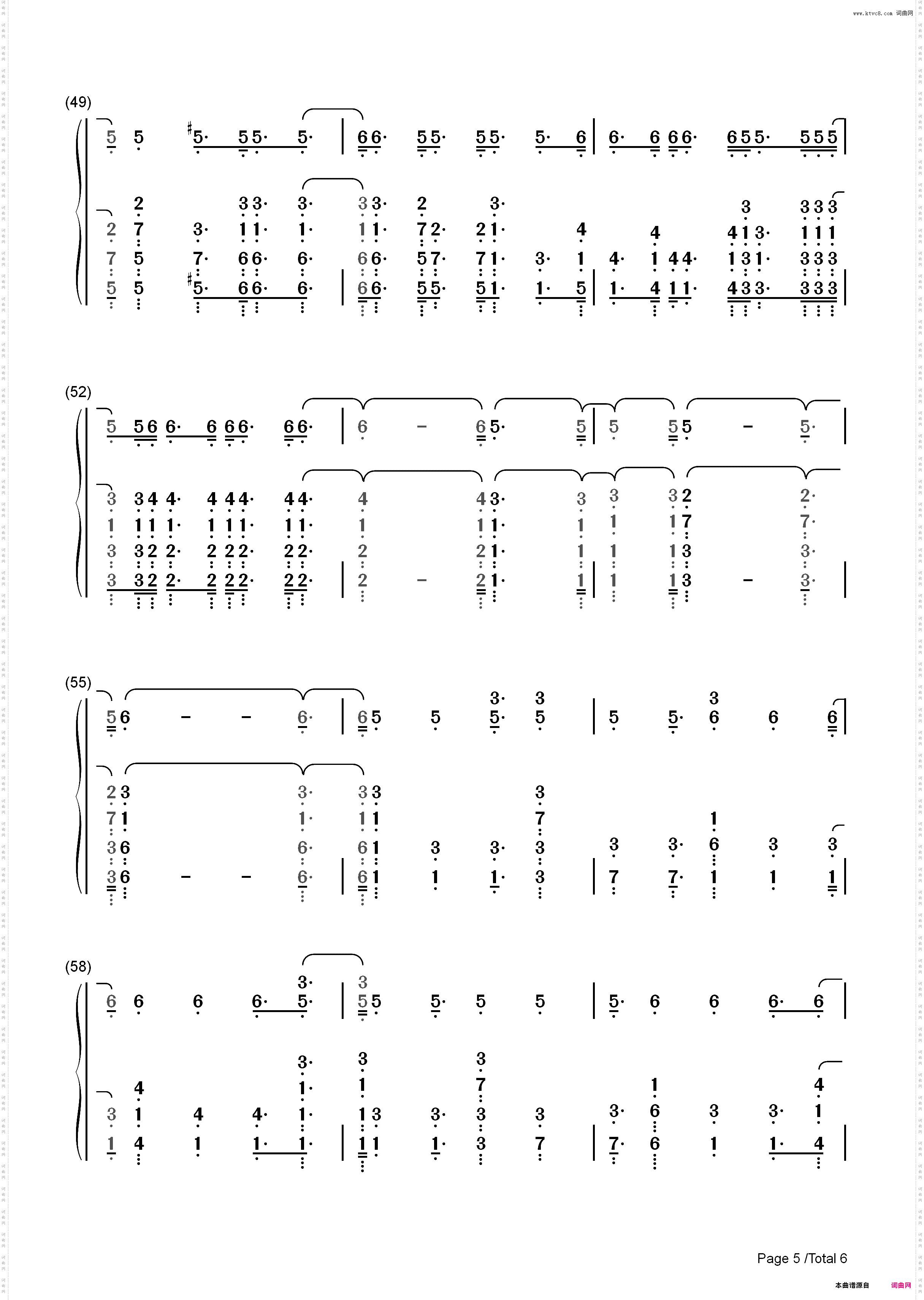 Naked-James Arthur_简谱版