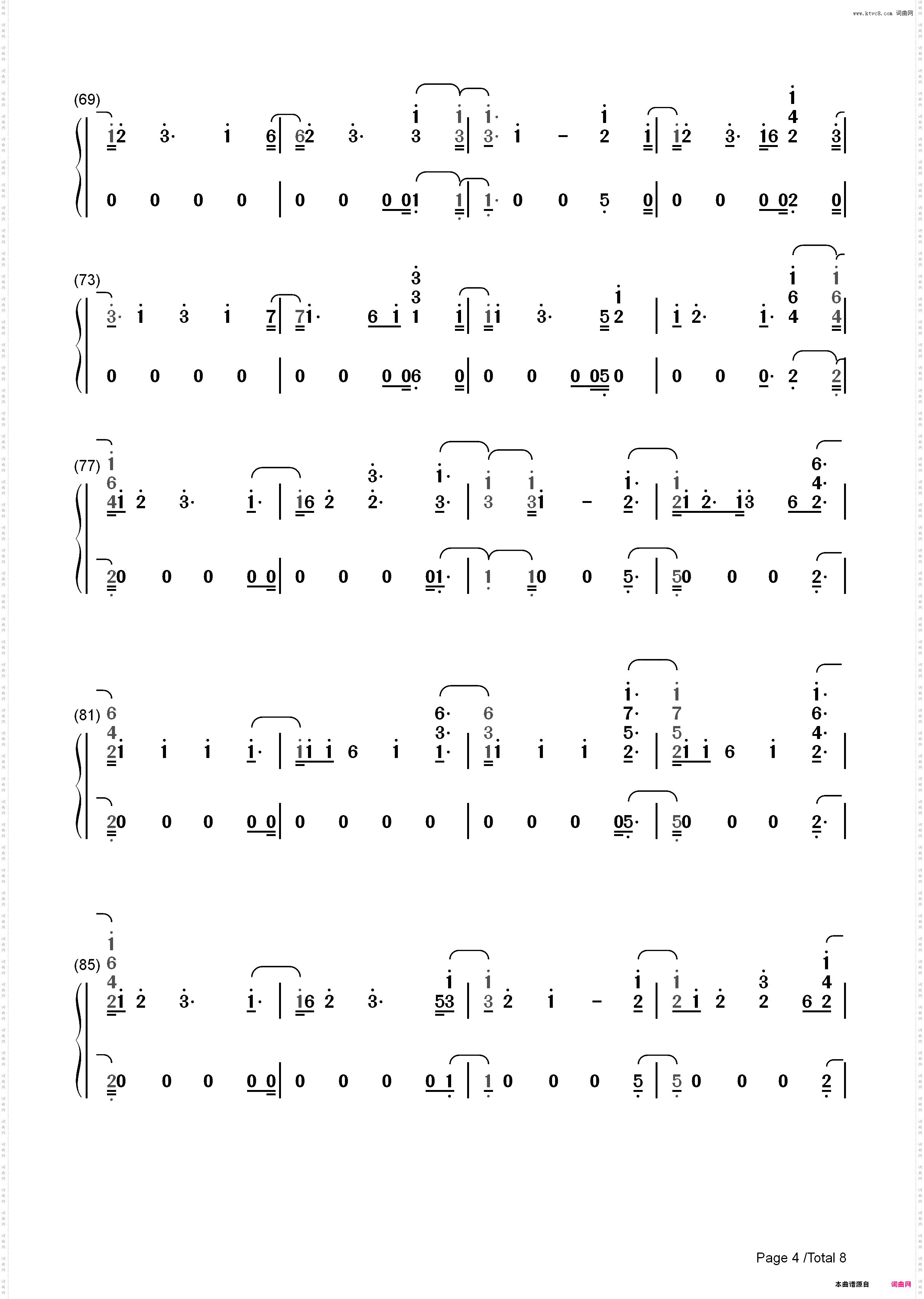 End Game-Taylor Swift_简谱版