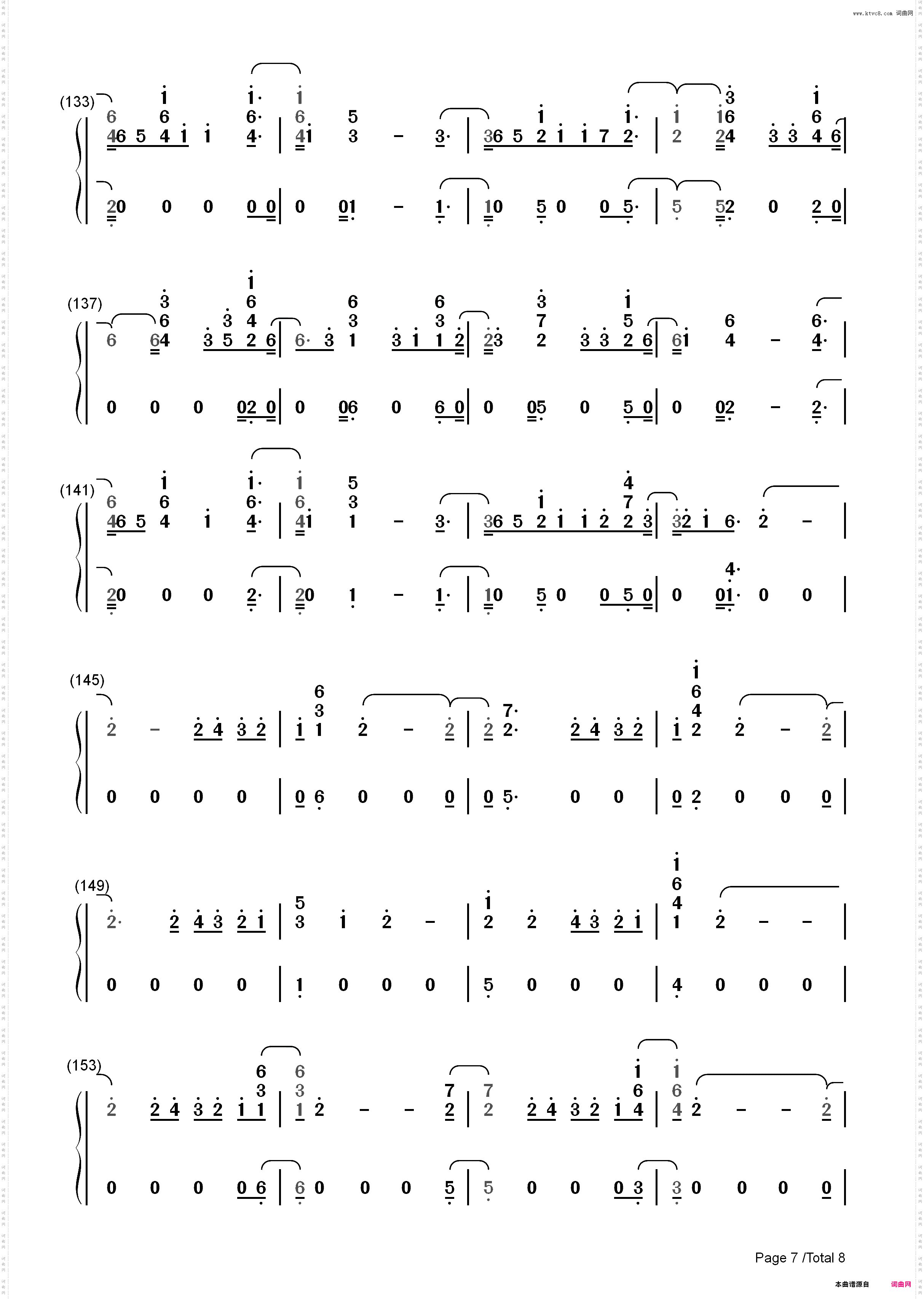 End Game-Taylor Swift_简谱版