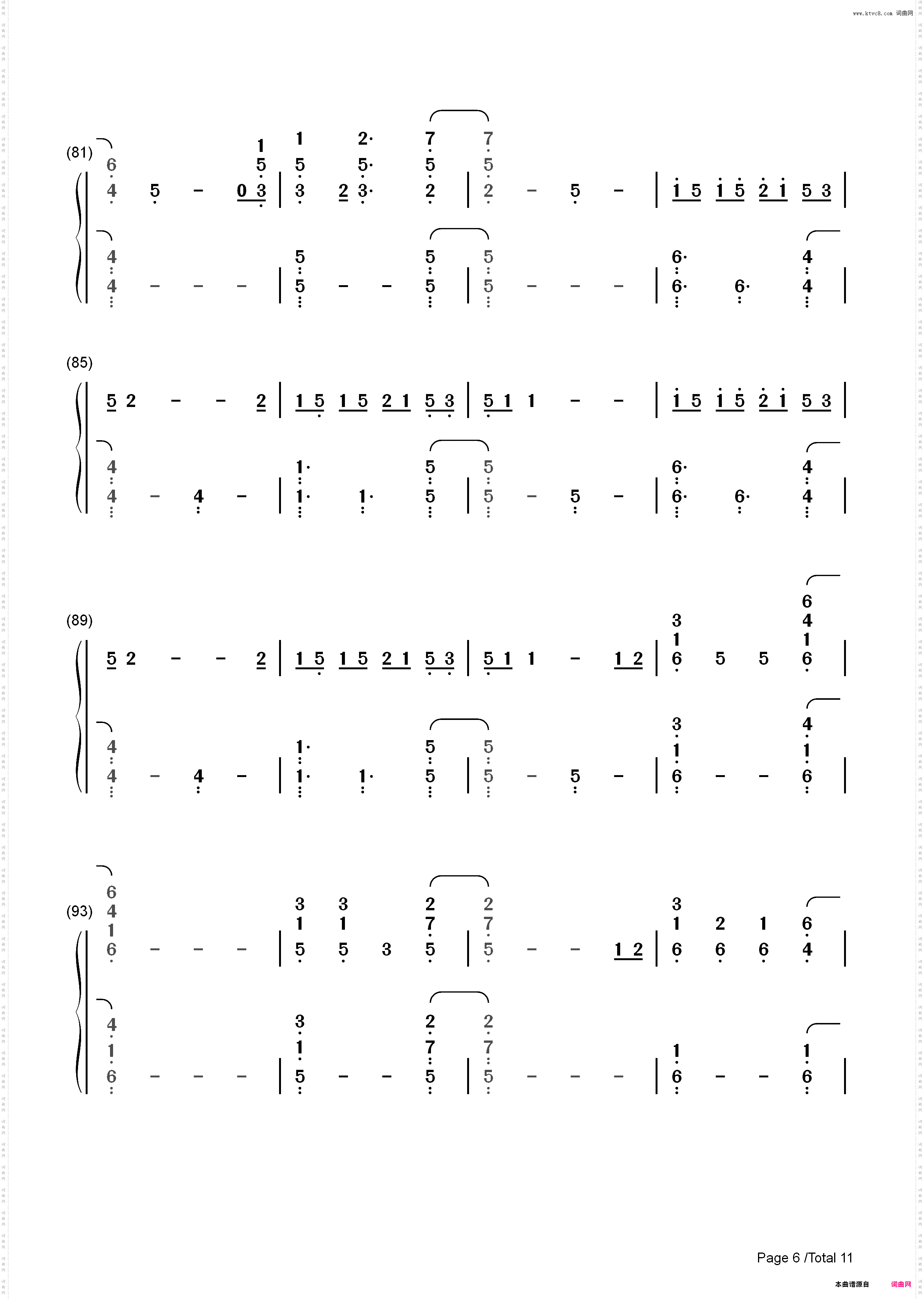 Everglow-Coldplay_简谱版