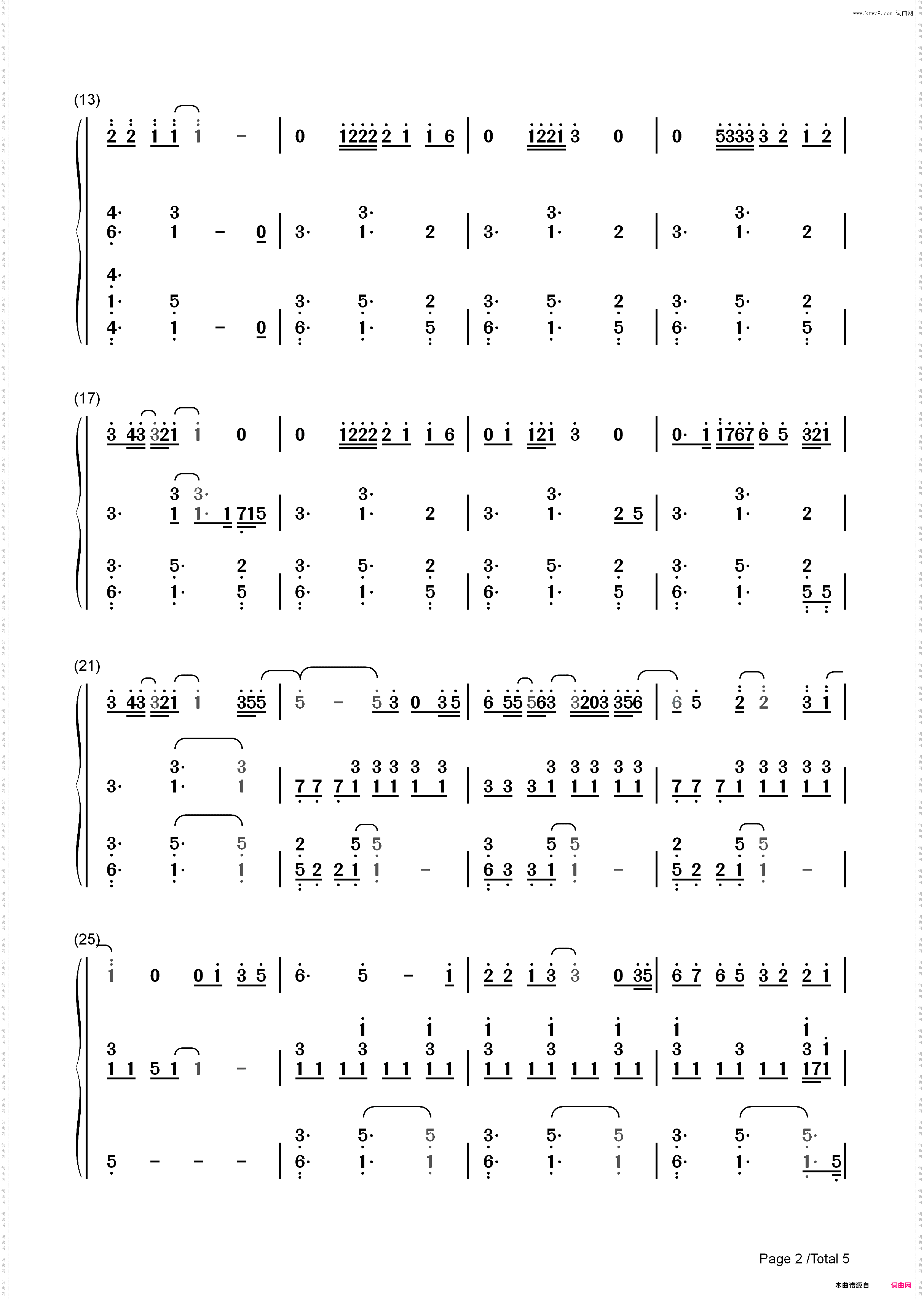 See You Again-钢琴伴奏谱_简谱版