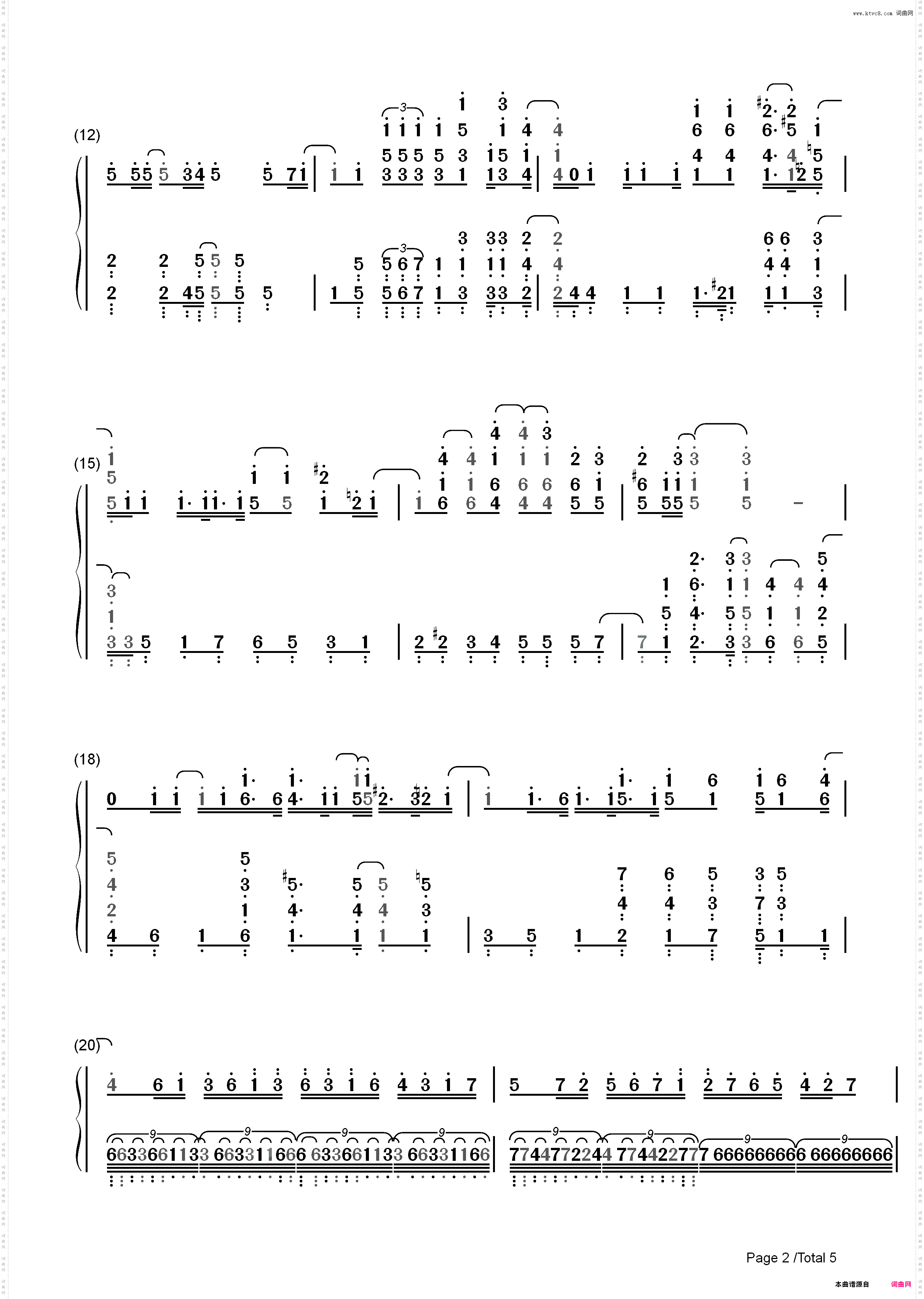 ミラクルカラーズ☆本日も異常ナシ-三颗星彩色冒险ED_简谱版