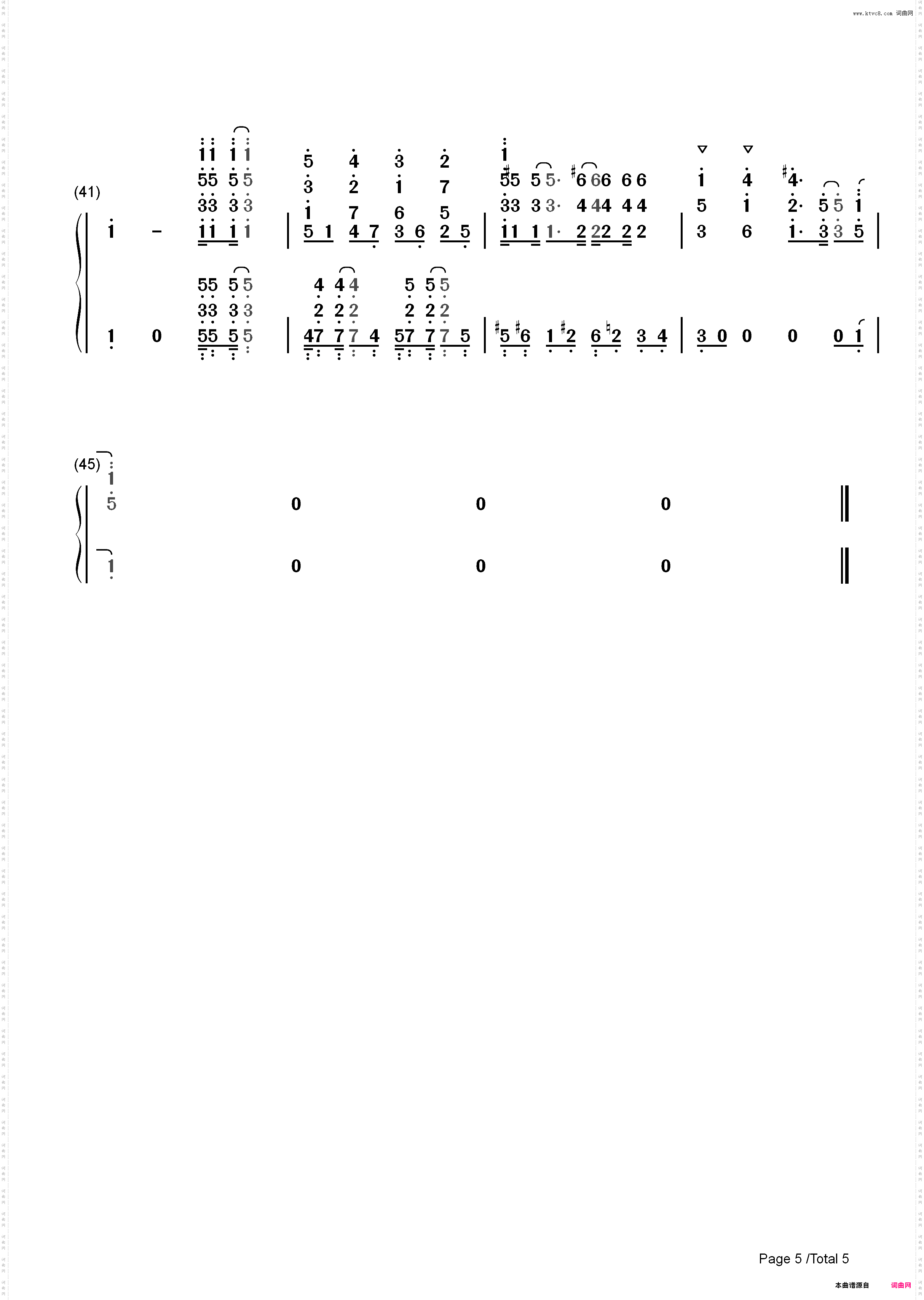 ミラクルカラーズ☆本日も異常ナシ-三颗星彩色冒险ED_简谱版