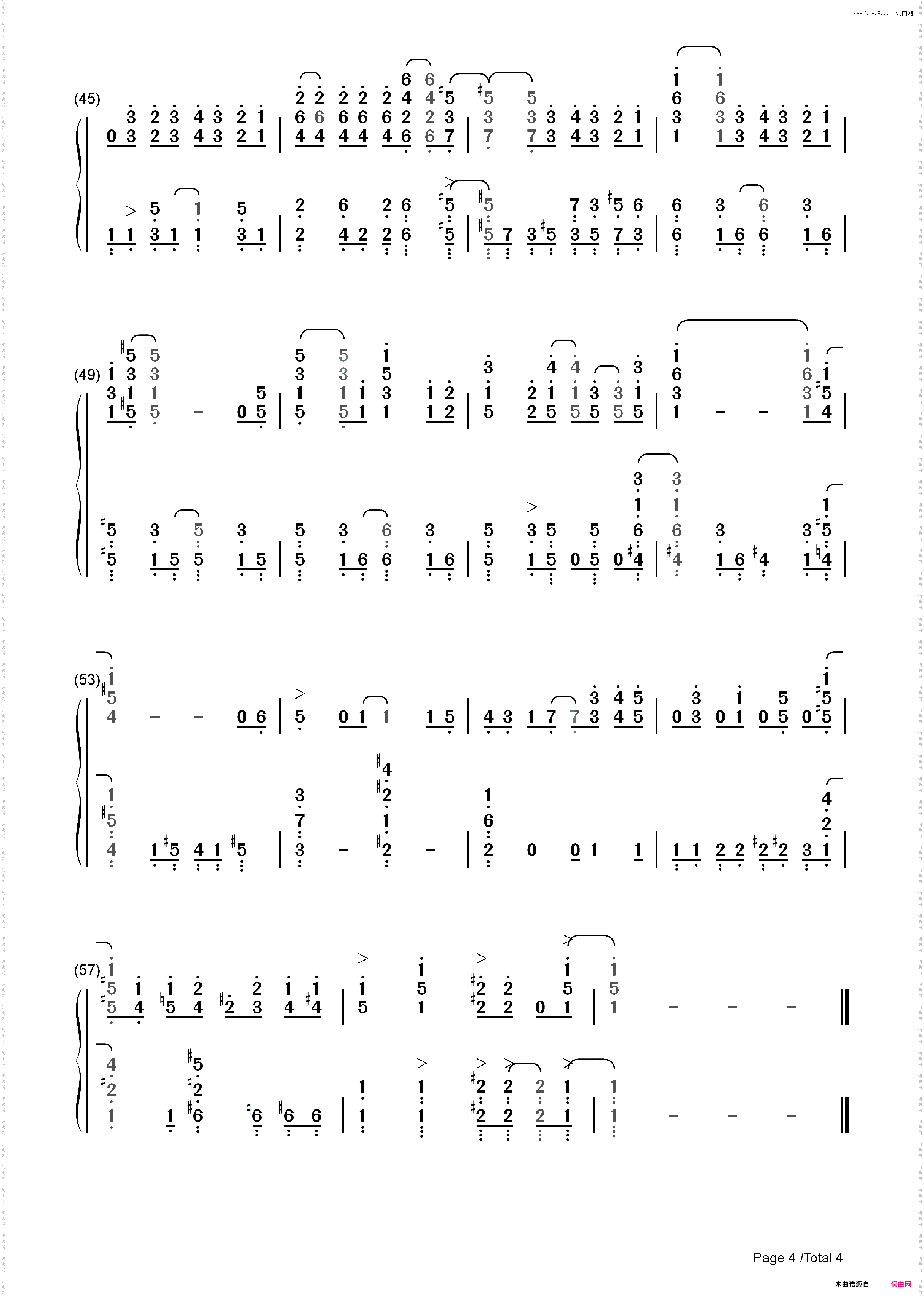 オトモダチフィルム-多田君不恋爱OP_简谱版