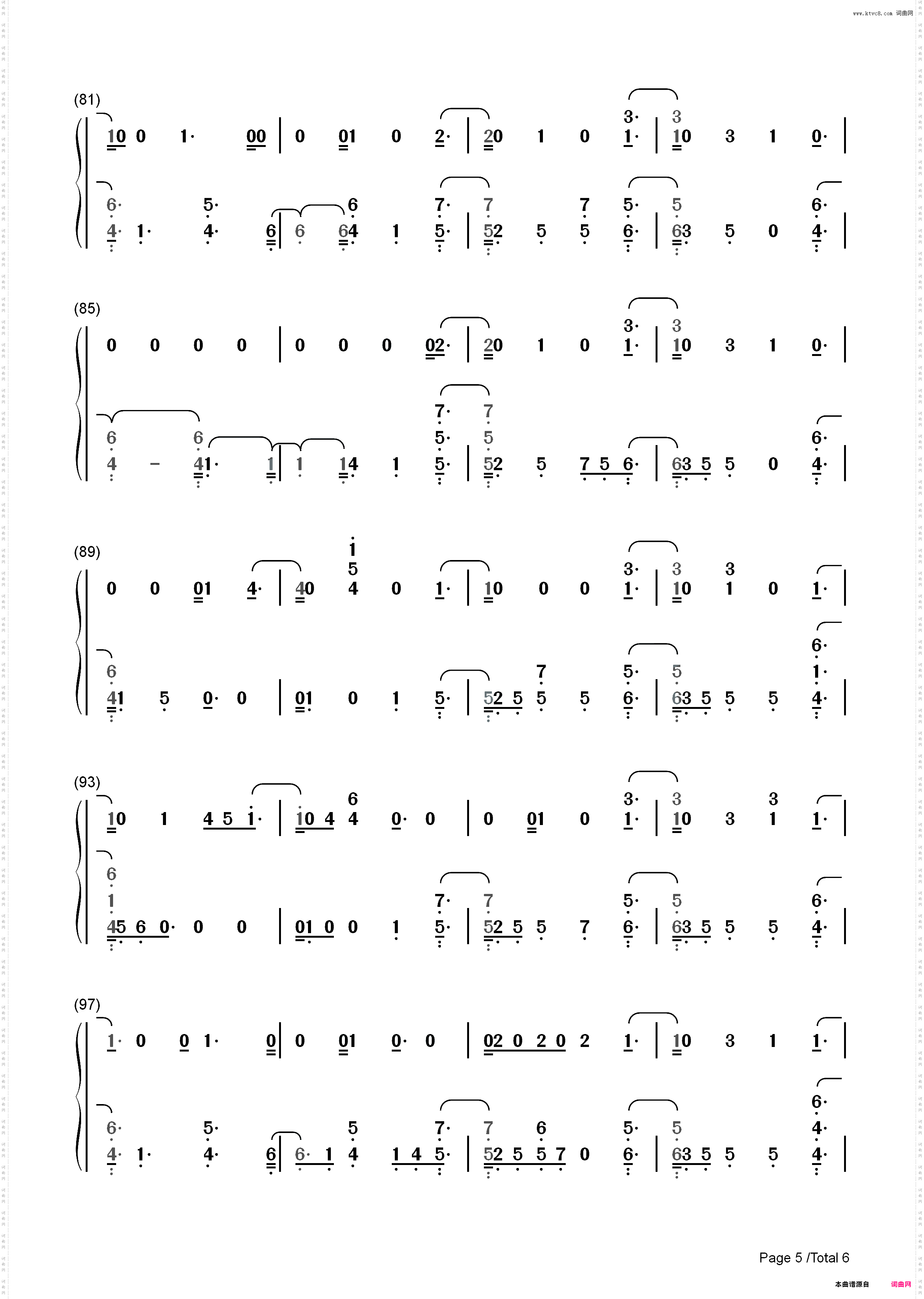 Wild Love-James Bay_简谱版