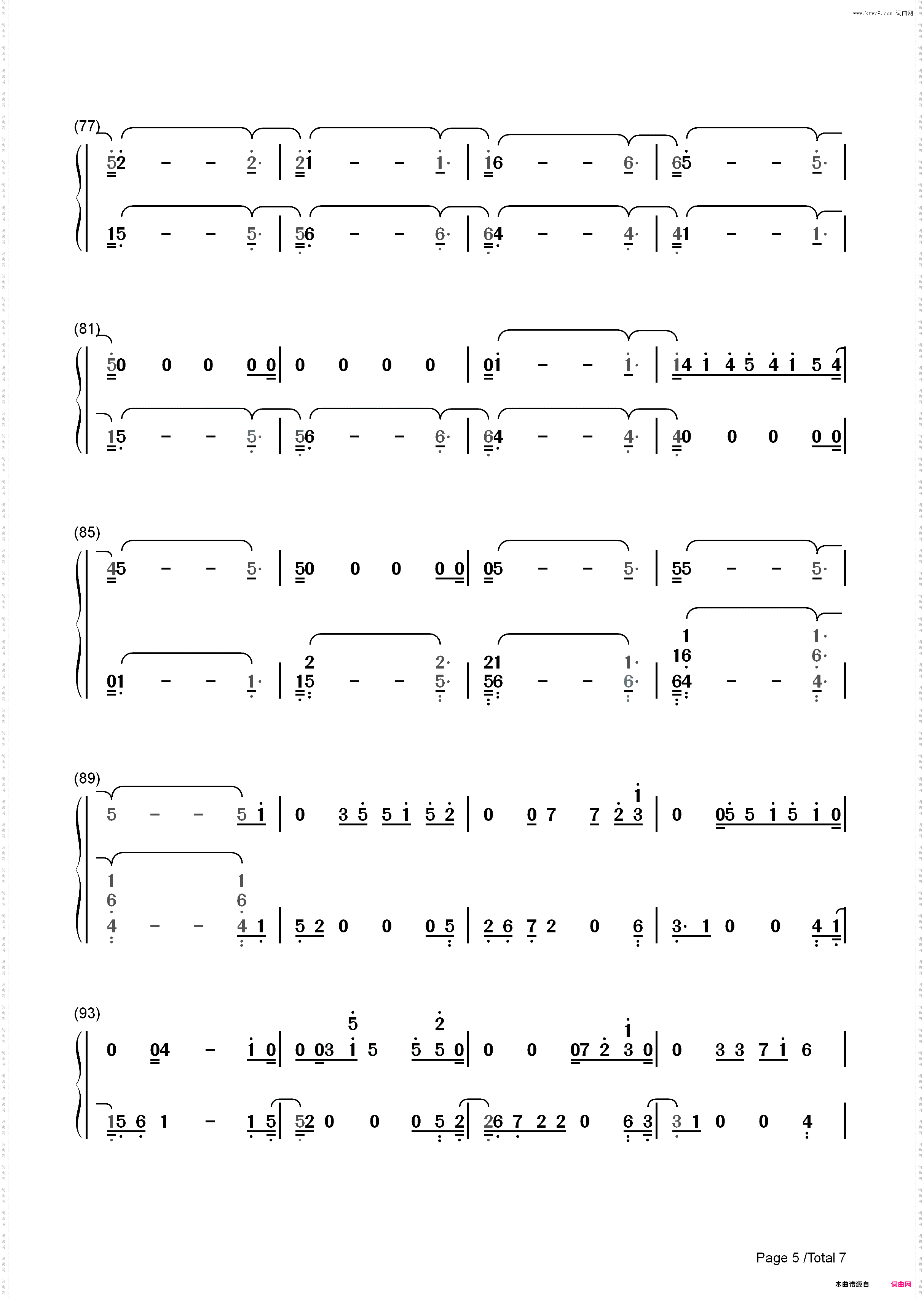 Girls Like You-Maroon 5_简谱版