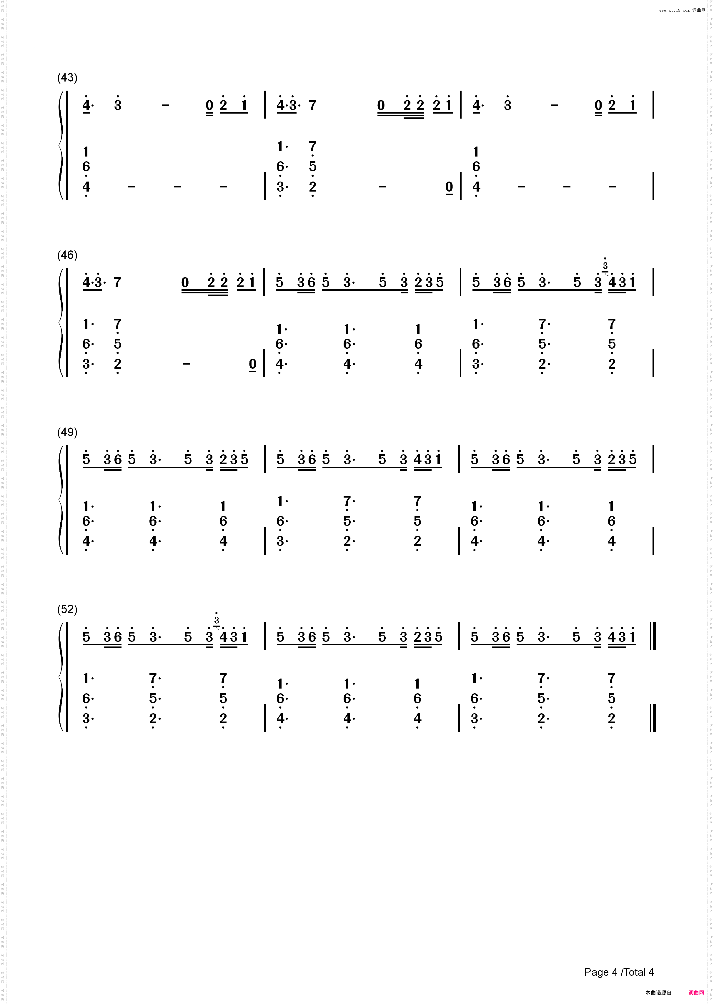 In the Name of Love-Martin Garrix and Bebe Rexha_简谱版