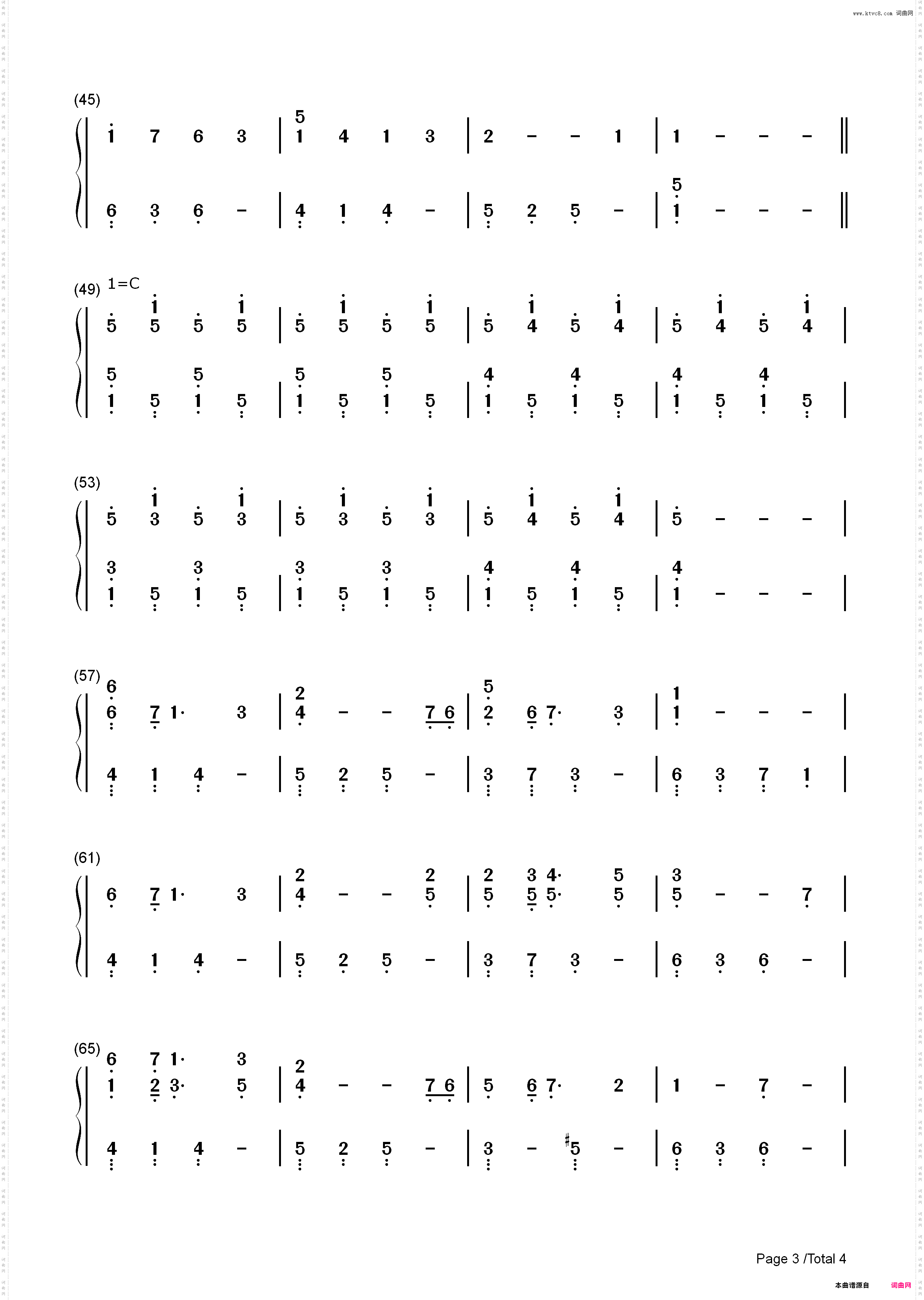 Cry For The Moon-Epica_简谱版