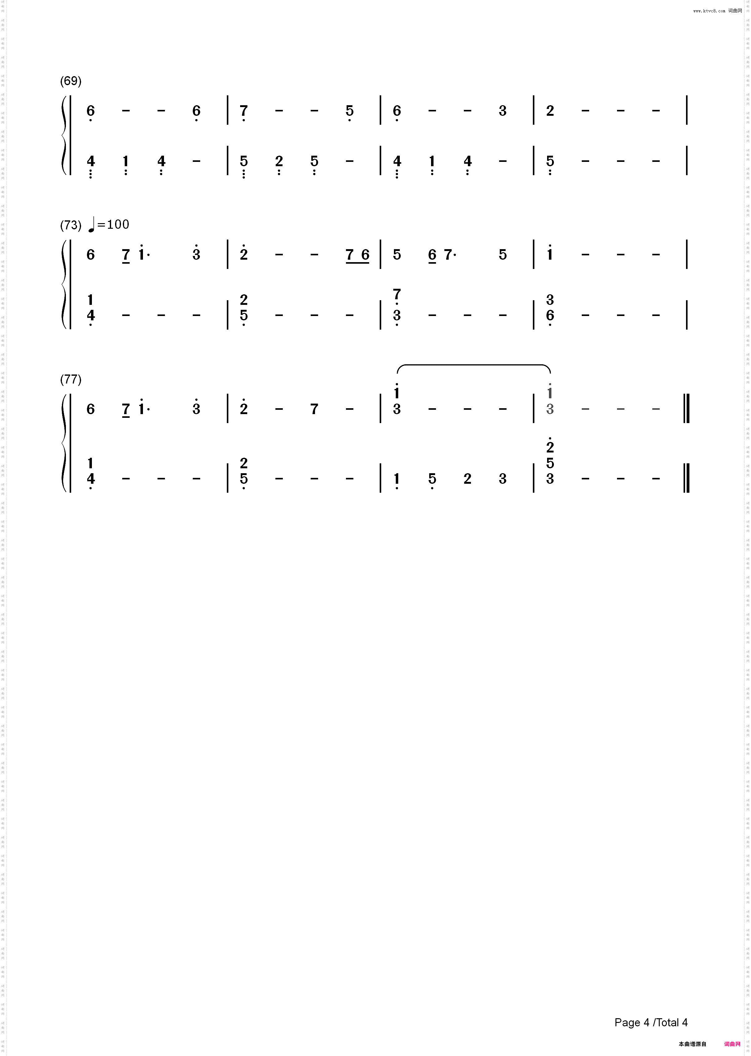 Cry For The Moon-Epica_简谱版