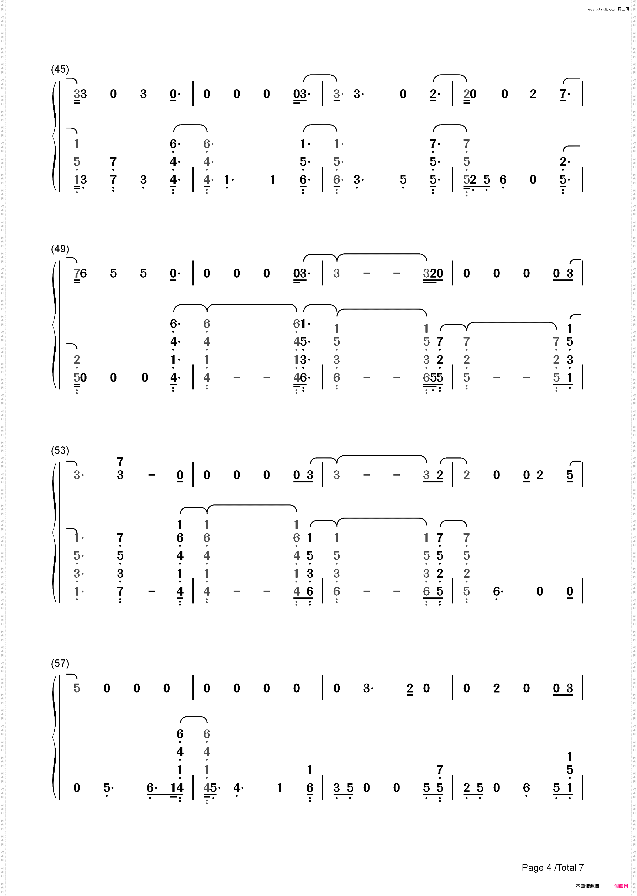 Dress-Taylor Swift_简谱版
