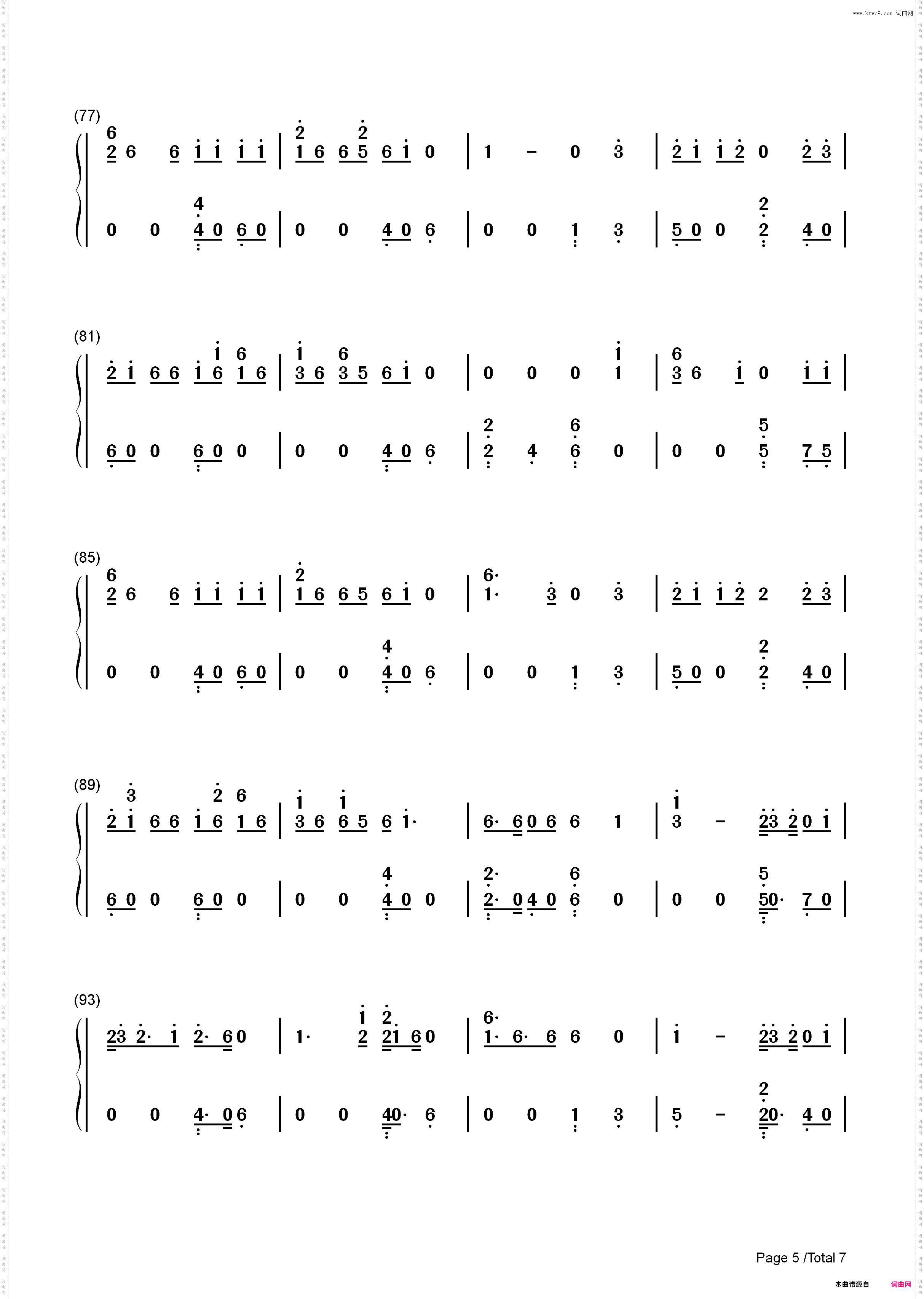 Dont Blame Me-Taylor Swift_简谱版