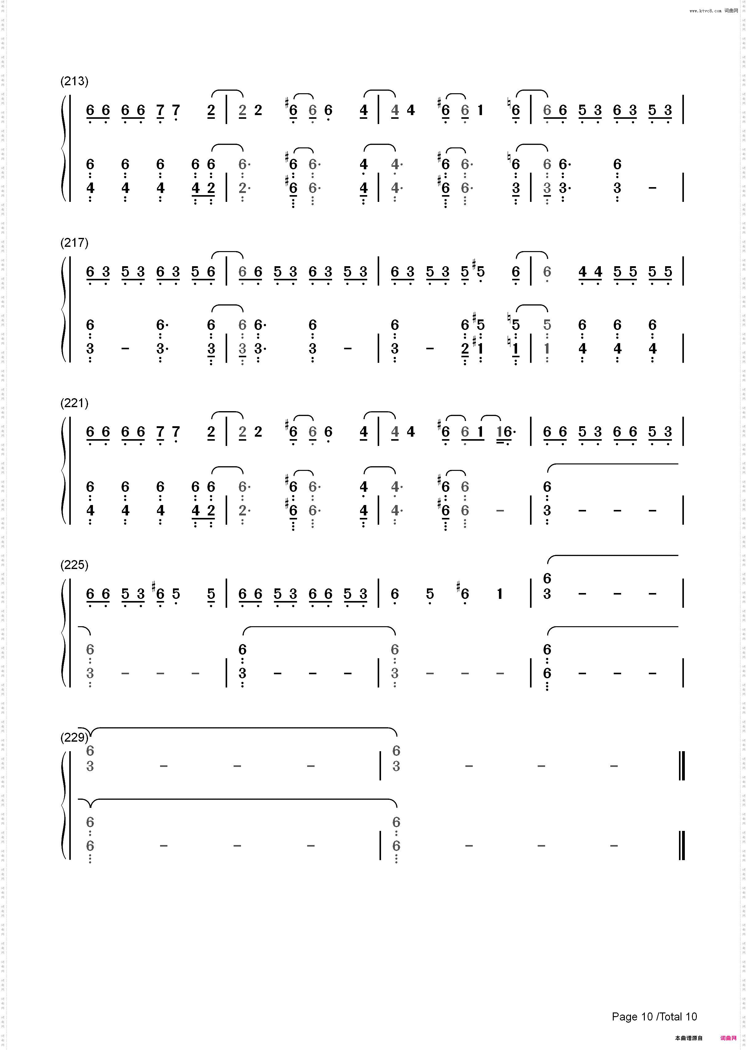 嘆きのリフレイン-闪之轨迹Ⅲ ED_简谱版