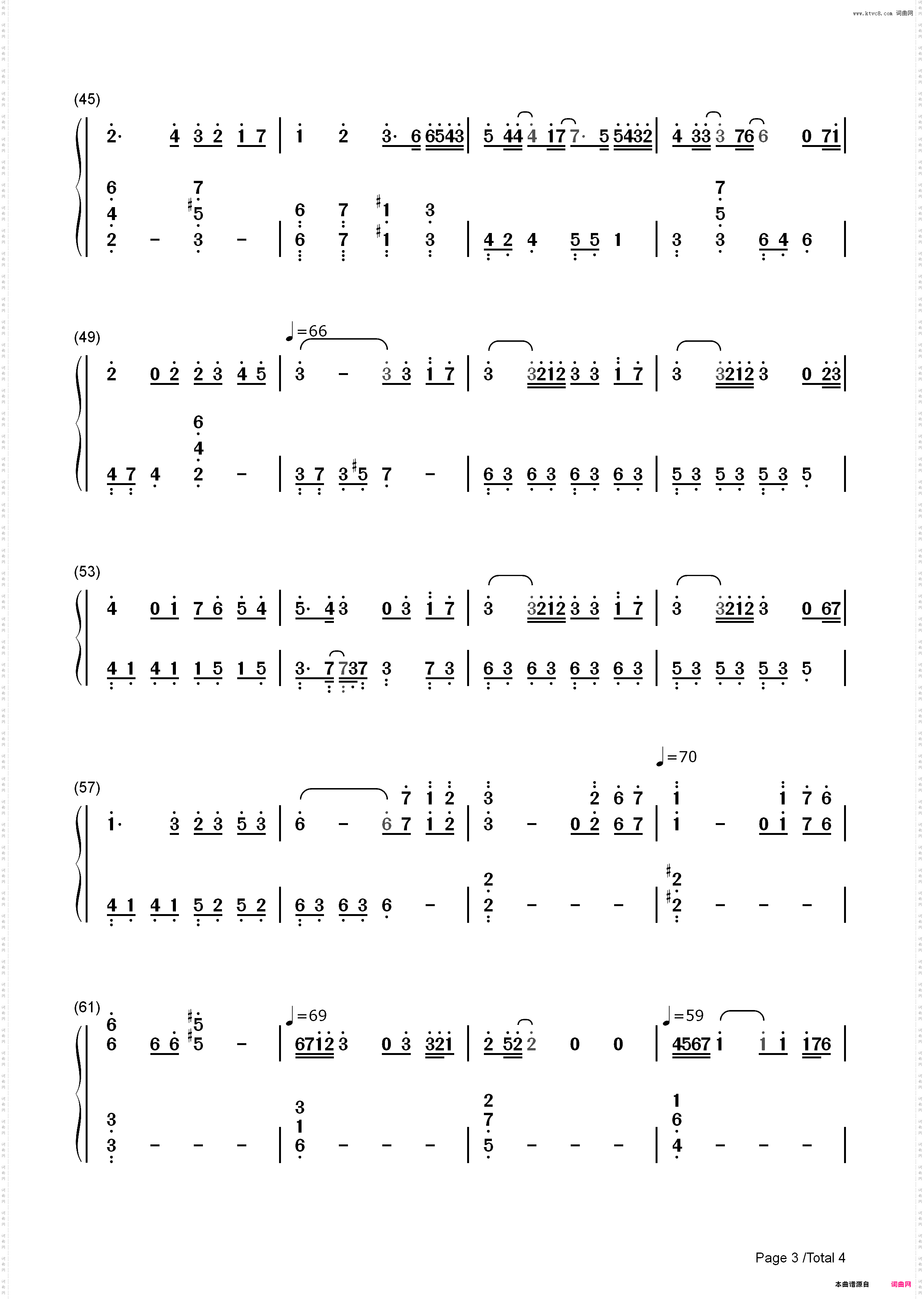 昔日-セキジツ-西游记之大圣归来*题曲_简谱版