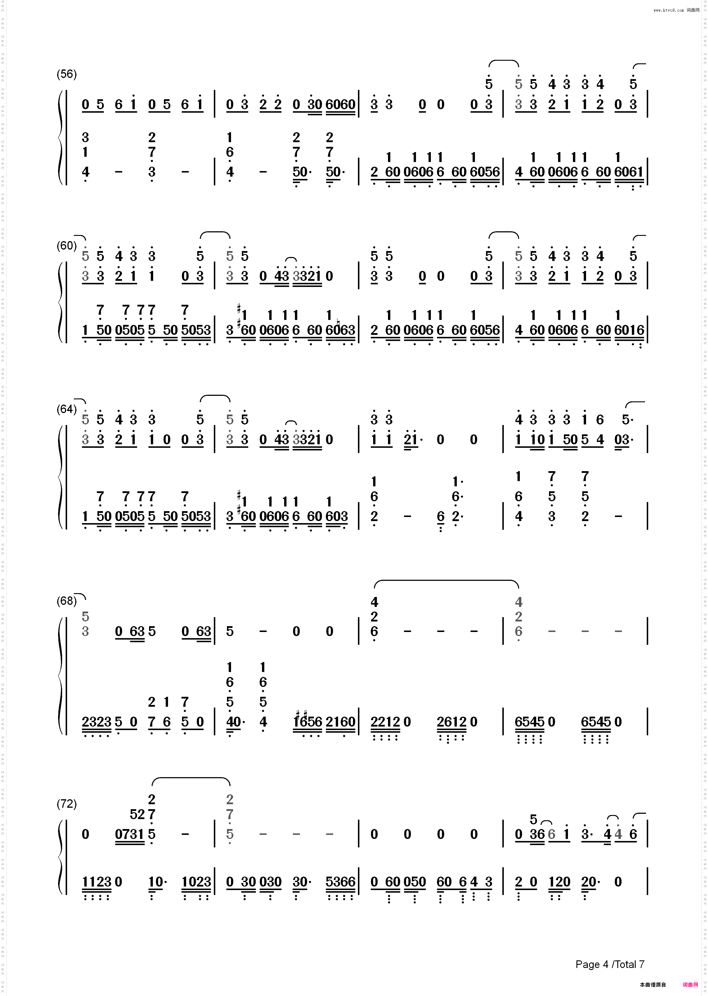 Love Never Felt So Good-Michael Jackson_简谱版