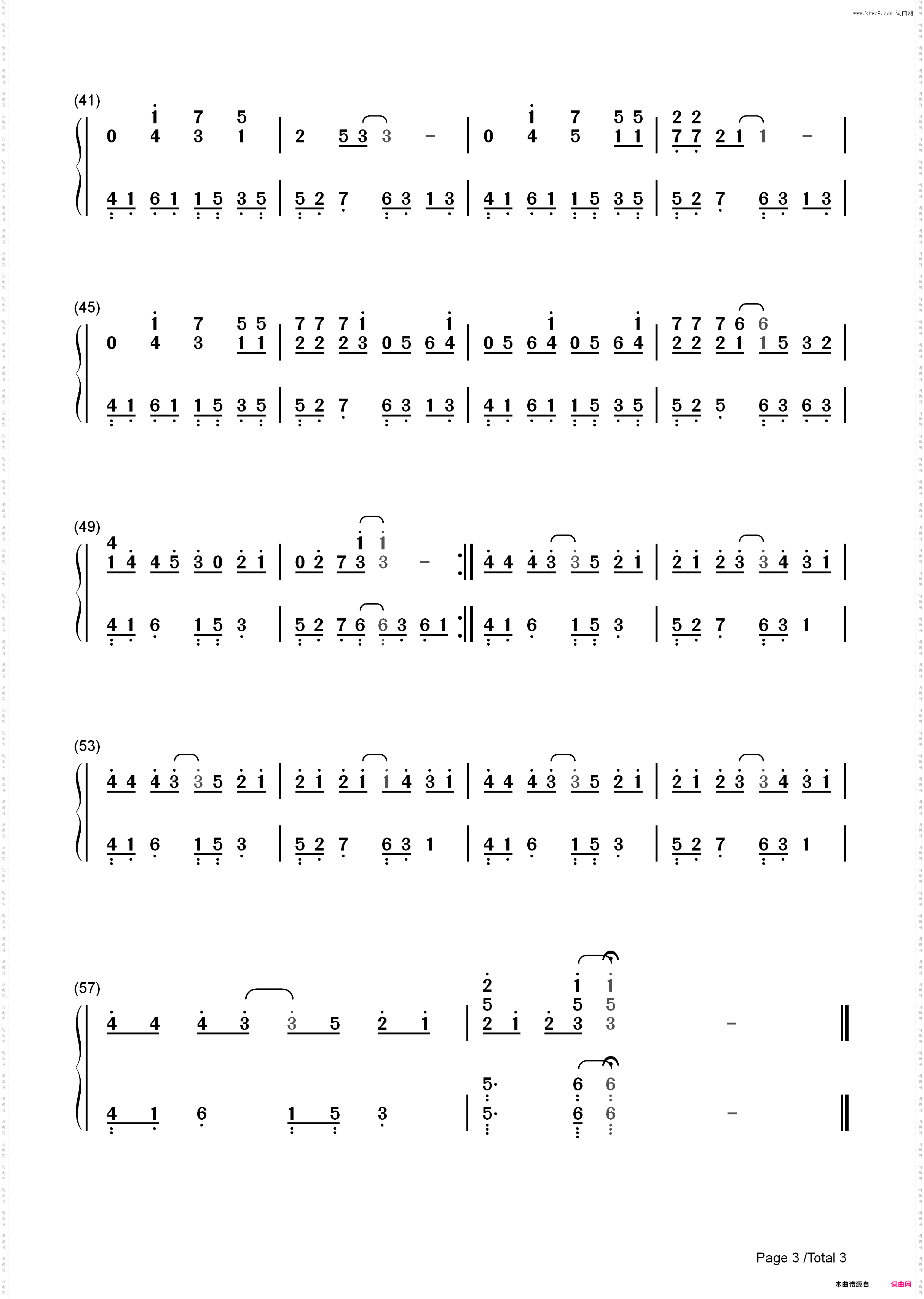 快乐环岛-TFBOYS偶像手记*题曲_简谱版